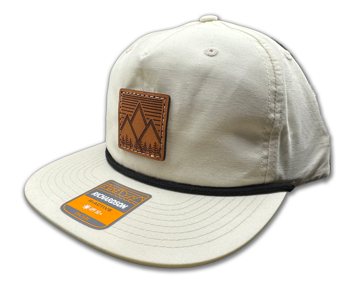 Stay cool and stylish with the Birch Richardson 256 Rope Umpqua Hat. Featuring a flatbill and lightweight material, this low profile SnapBack cap is perfect for any outdoor adventure. The real leather patch with our mountain west design adds a touch of rugged charm to this must-have accessory.