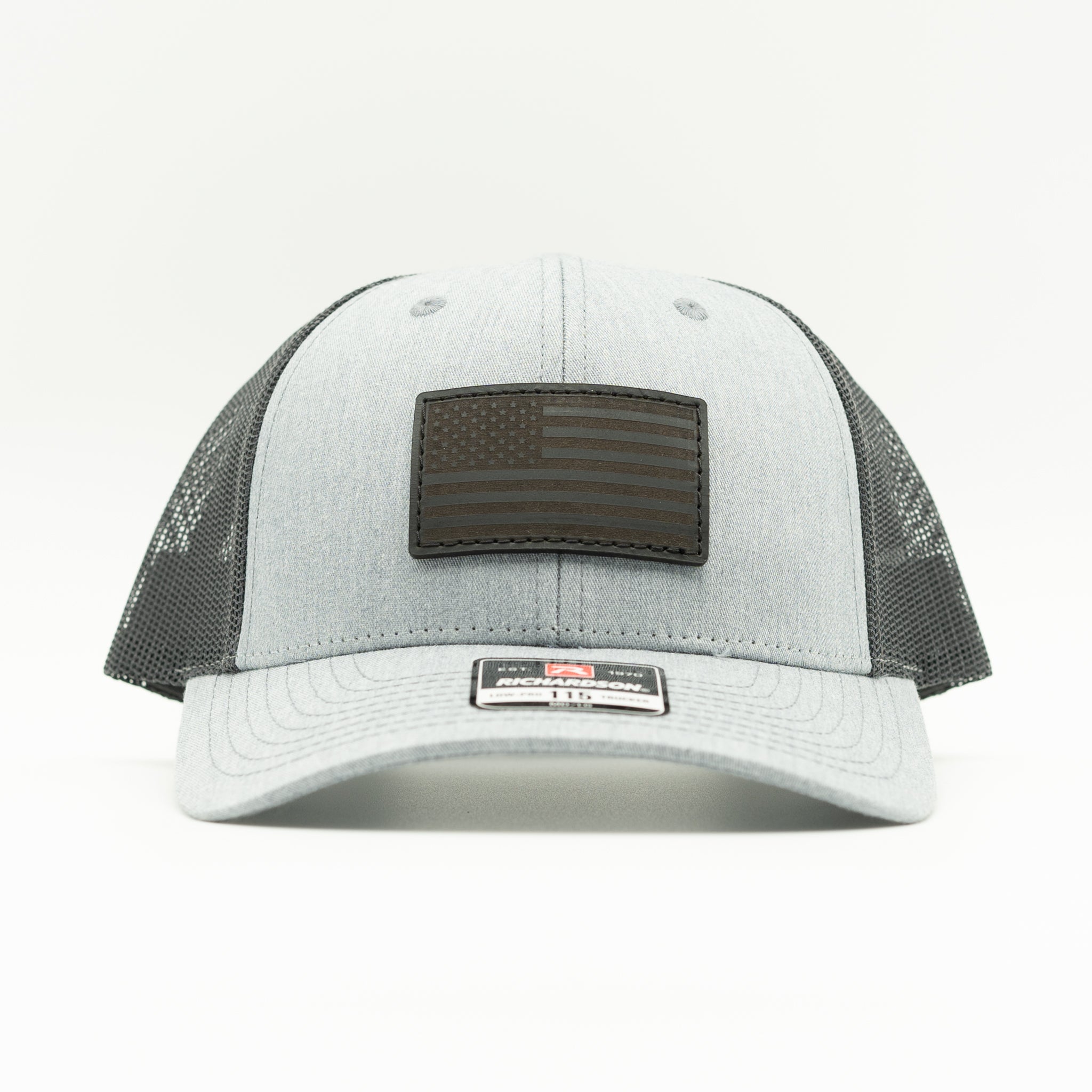 AMERICAN FLAG Leather Patch Hat | Richardson 115