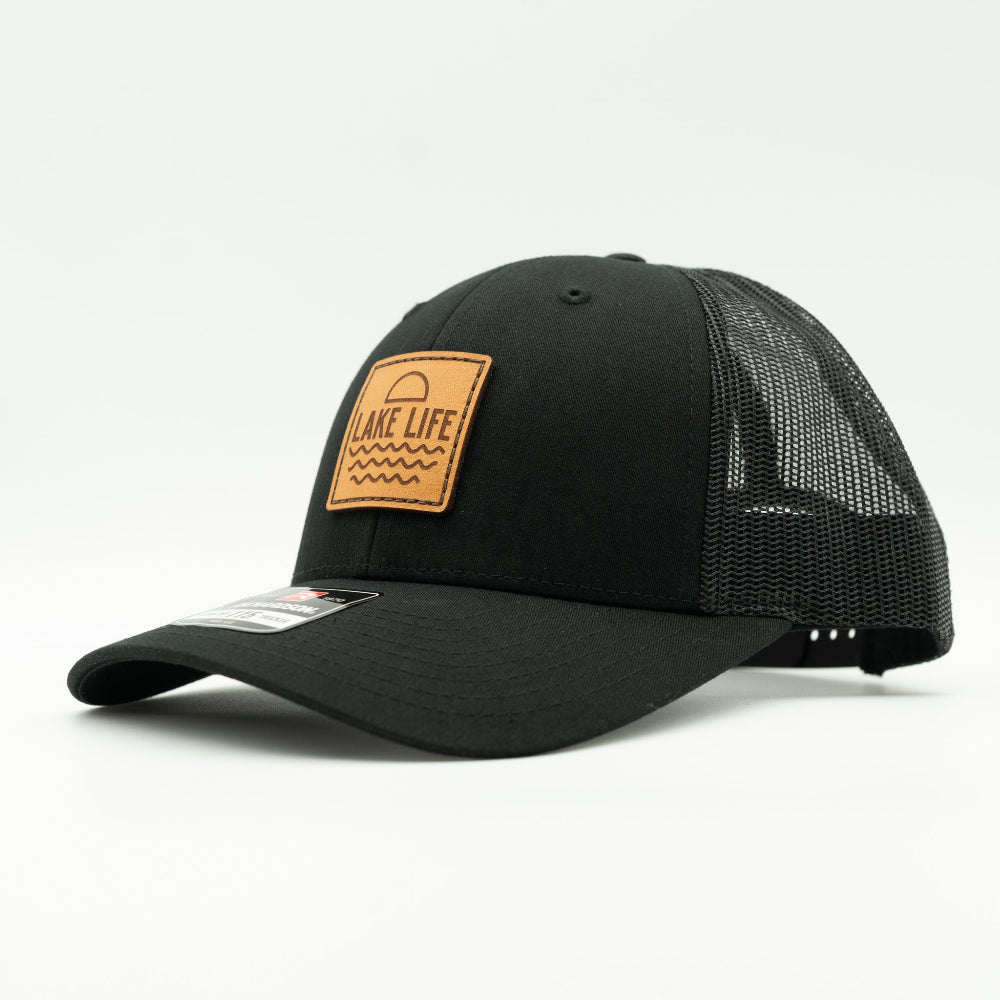LAKE LIFE Leather Patch Hat Trucker Hat – Richardson 115