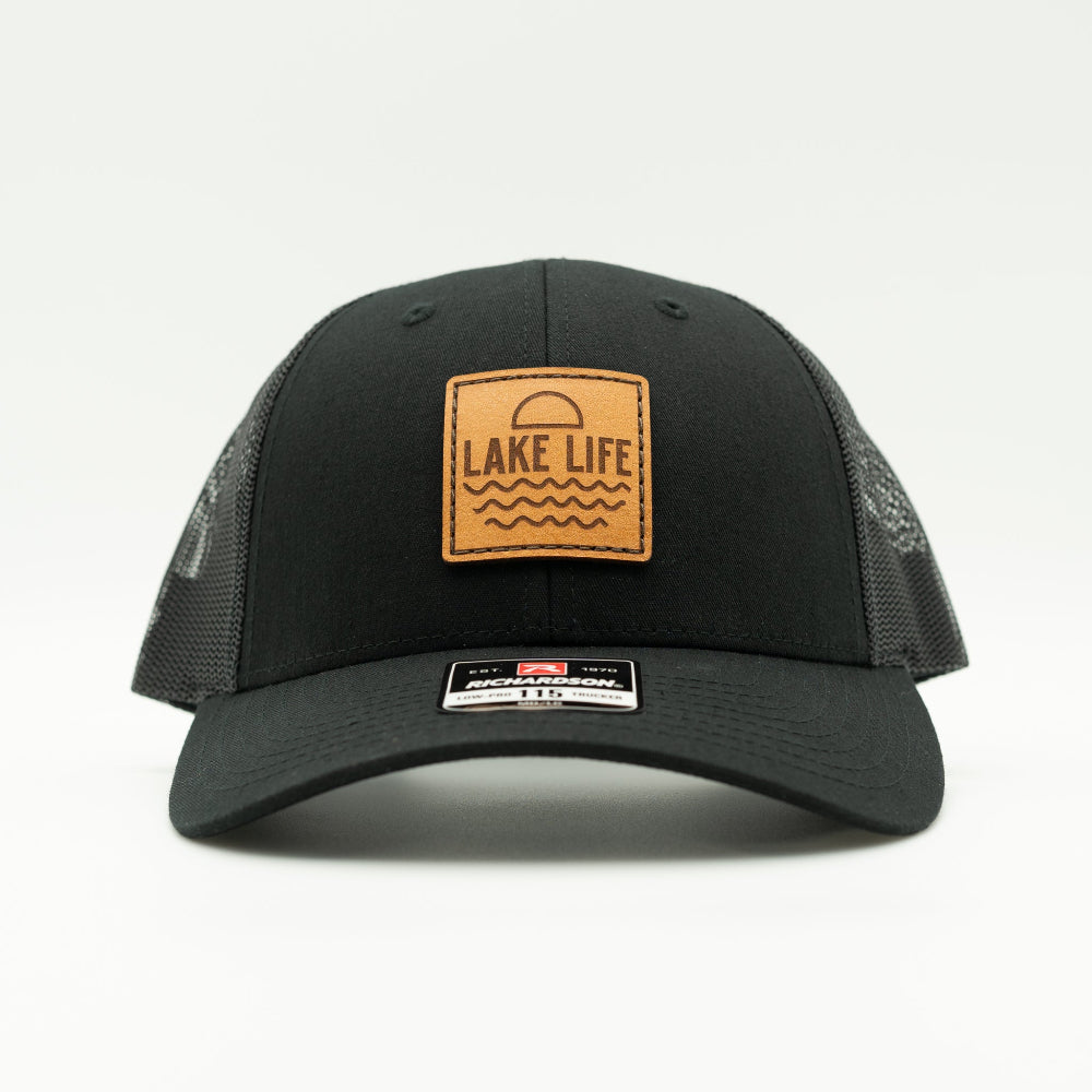 LAKE LIFE Leather Patch Hat Trucker Hat – Richardson 115 and 112