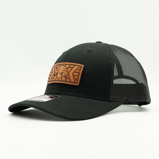 MOSAIC MOUNTAIN Leather Patch Hat – Richardson 115 Low Profile