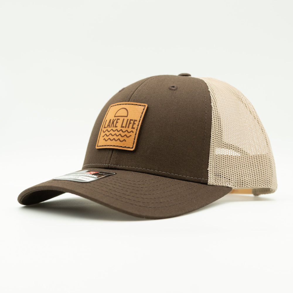 LAKE LIFE Leather Patch Hat Trucker Hat – Richardson 115