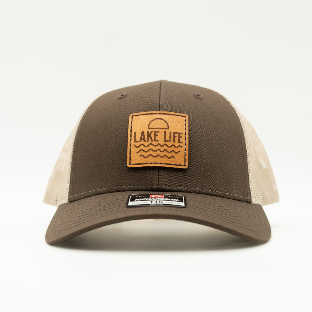 LAKE LIFE Leather Patch Hat Trucker Hat – Richardson 115 and 112