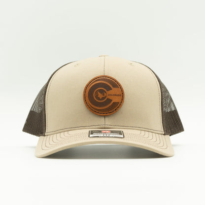 COLORADO FLAG Leather Patch Hat – Richardson 112