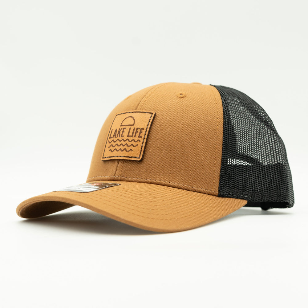LAKE LIFE Leather Patch Hat Trucker Hat – Richardson 115