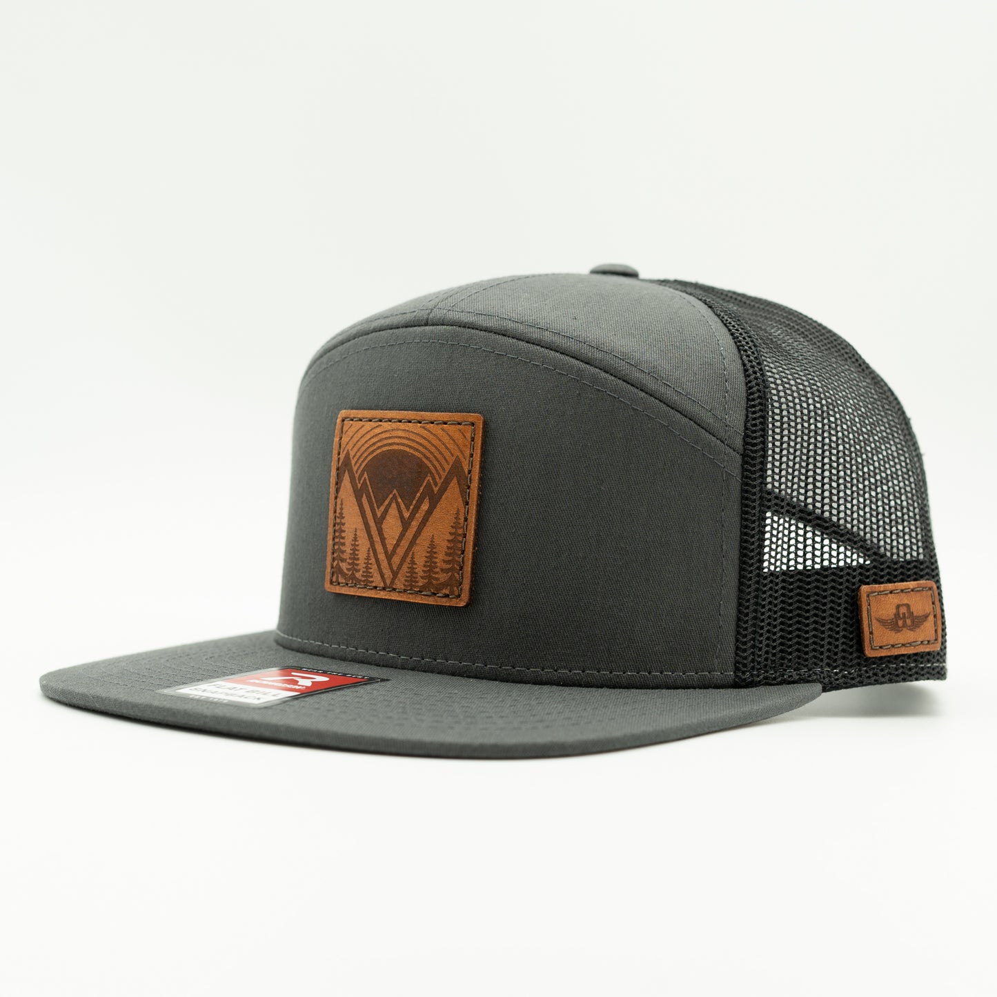 MOUNTAIN EAST Leather Patch Hat – Richardson 168 Flat Bill