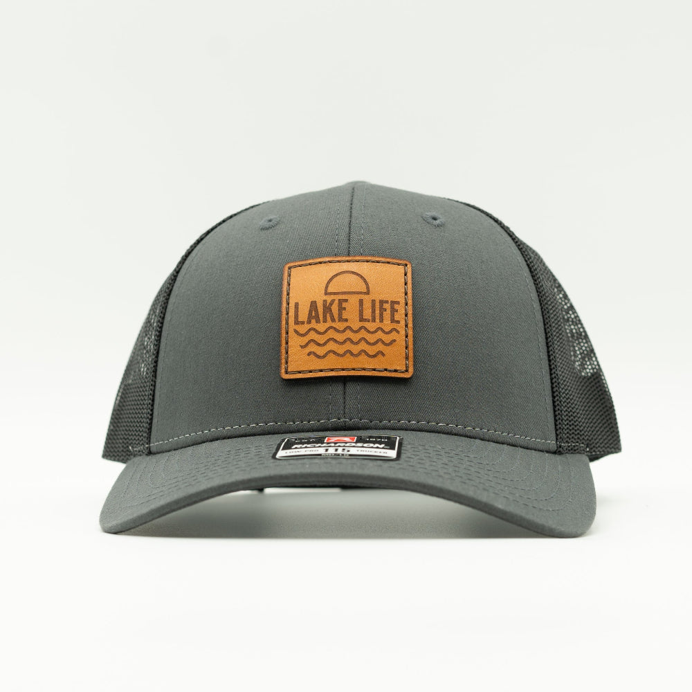 LAKE LIFE Leather Patch Hat Trucker Hat – Richardson 115