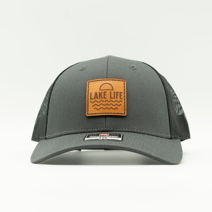 LAKE LIFE Leather Patch Hat Trucker Hat – Richardson 115 and 112