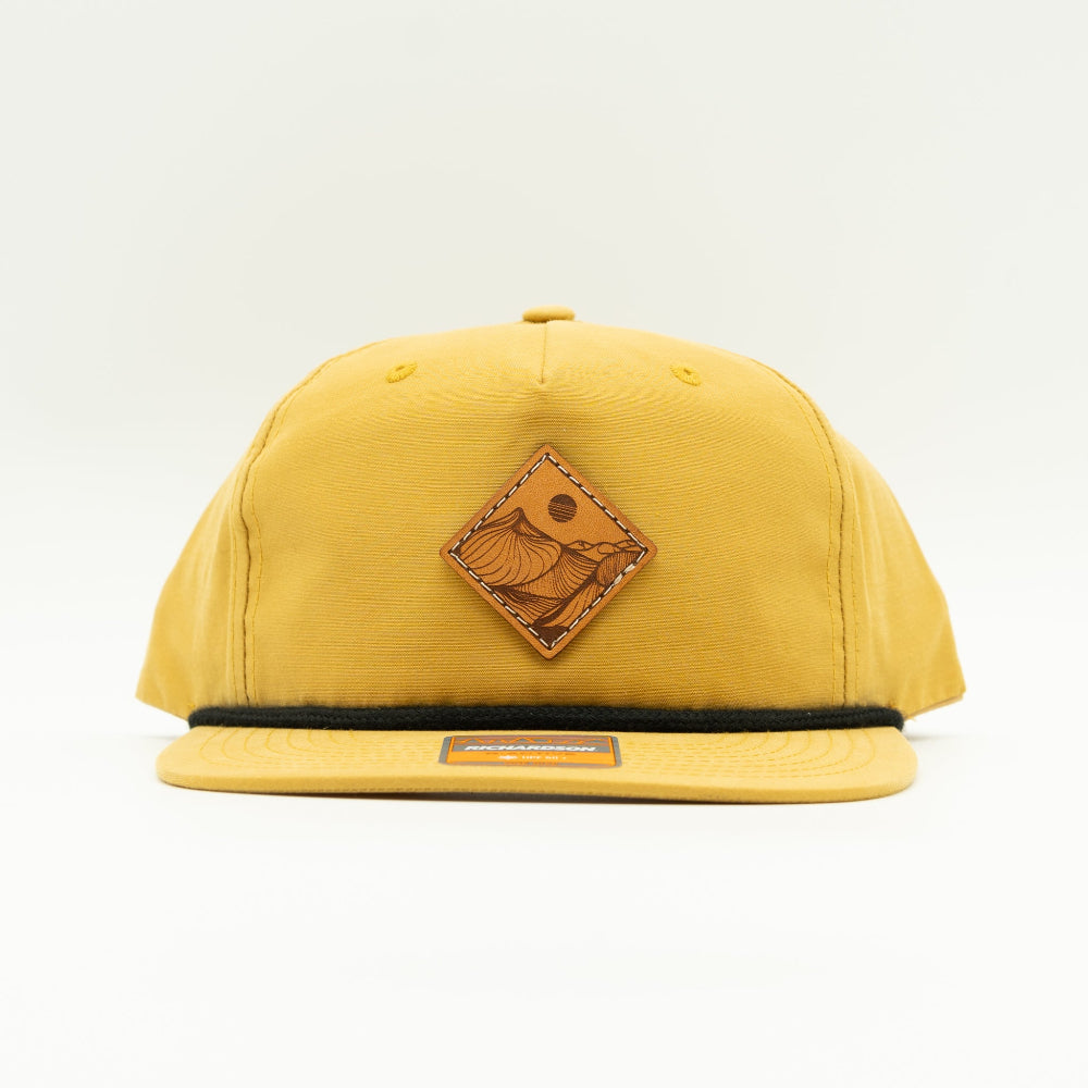 DESERT MOUNTAIN Leather Patch Hat – Richardson 256 Rope Hat Snapback