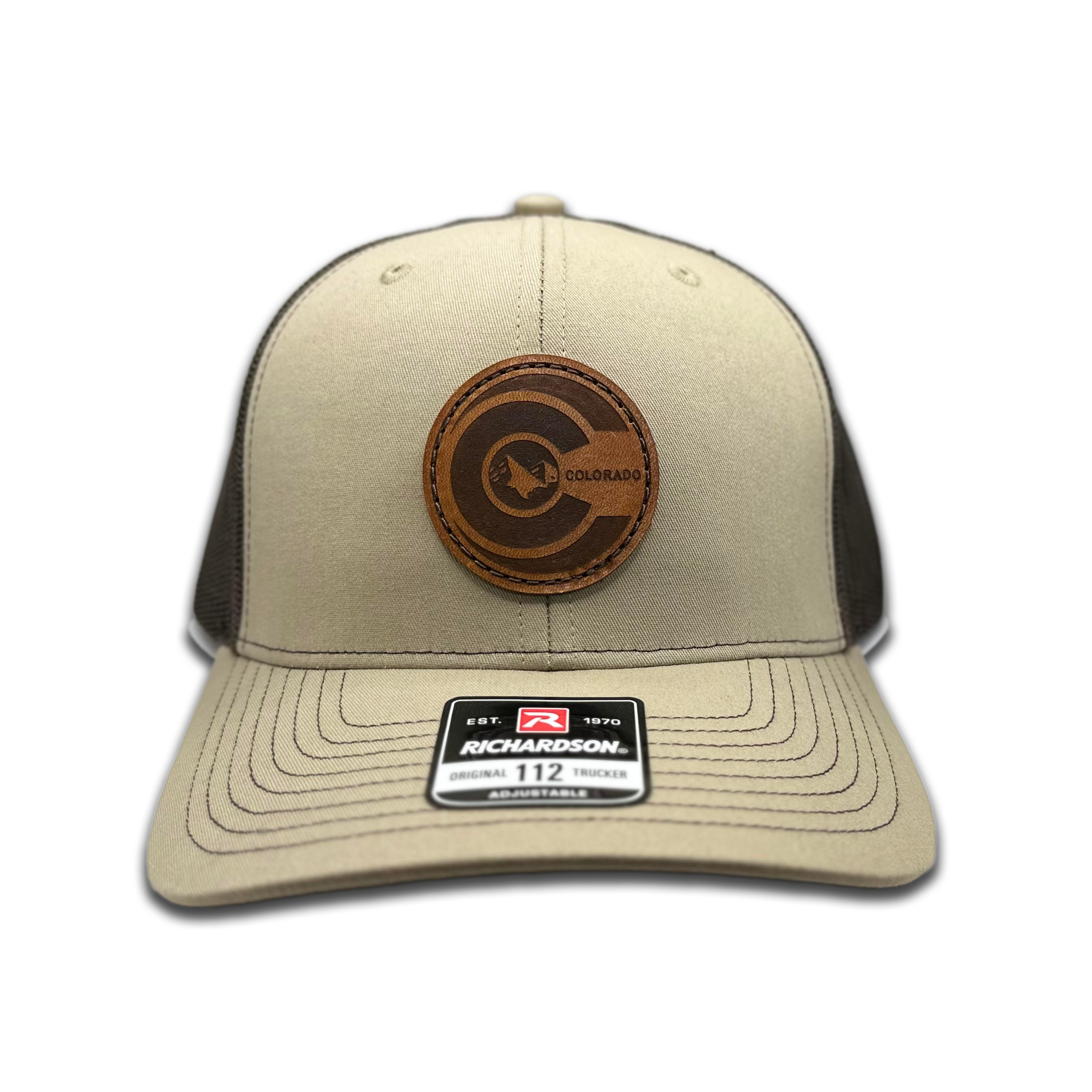 COLORADO FLAG Leather Patch Hat – Richardson 112