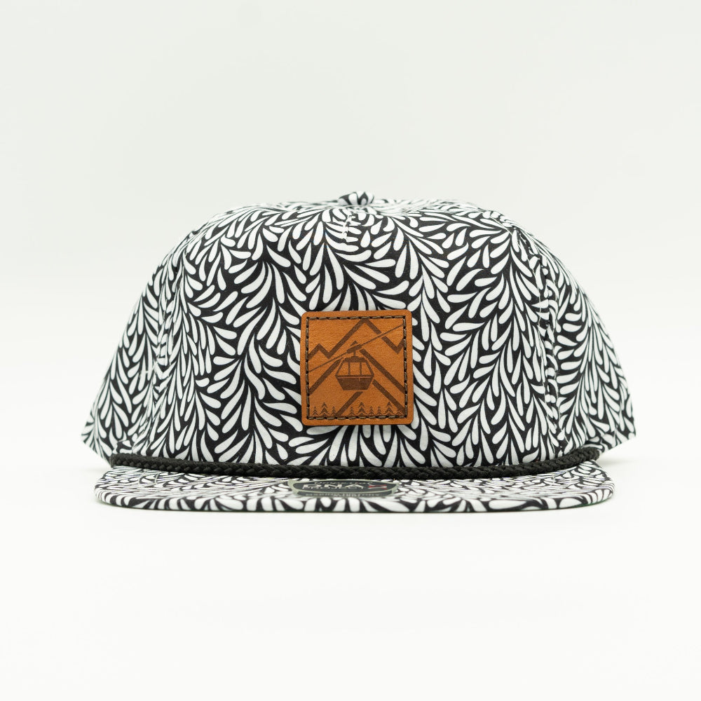 GONDOLA Leather Patch Hat – Imperial Rope Flat Bill Hat