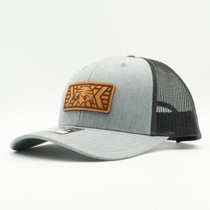 MOSAIC MOUNTAIN Leather Patch Hat – Richardson 115 Low Profile