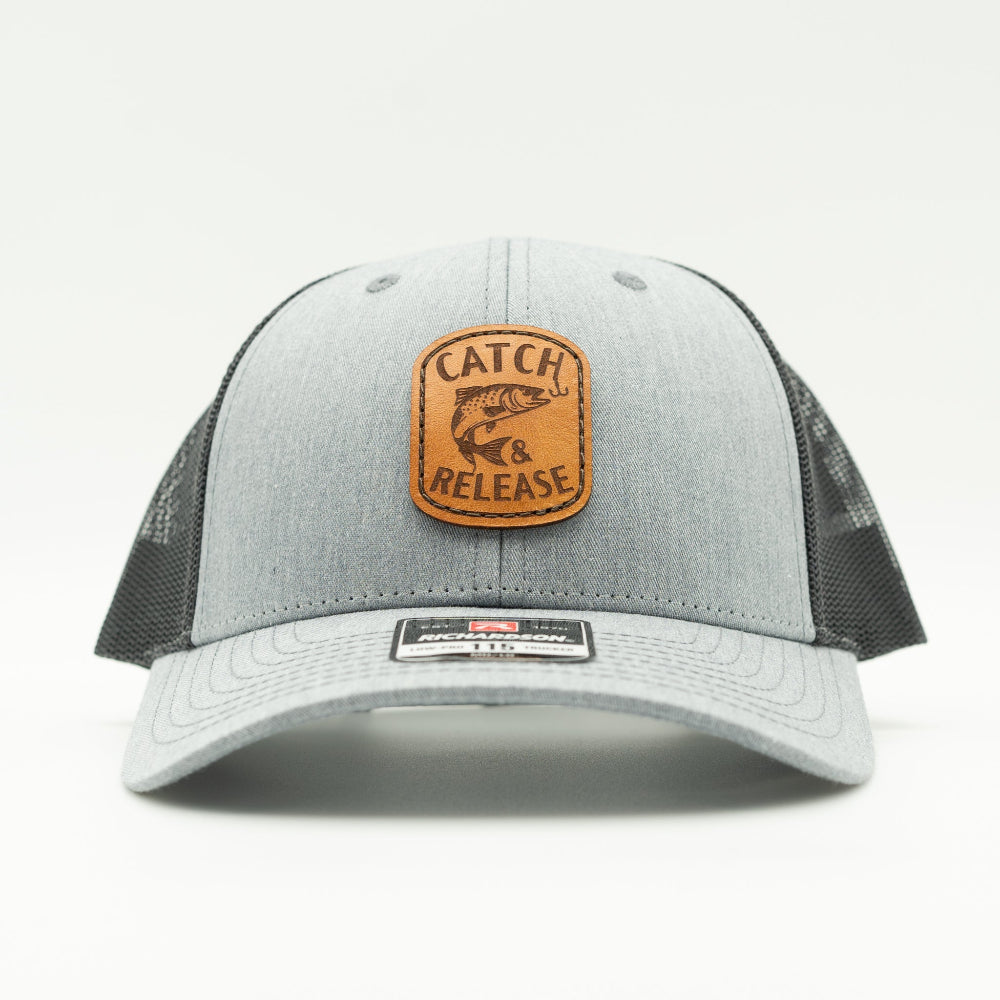 CATCH & RELEASE - Leather Patch Fishing Hat – Richardson 115