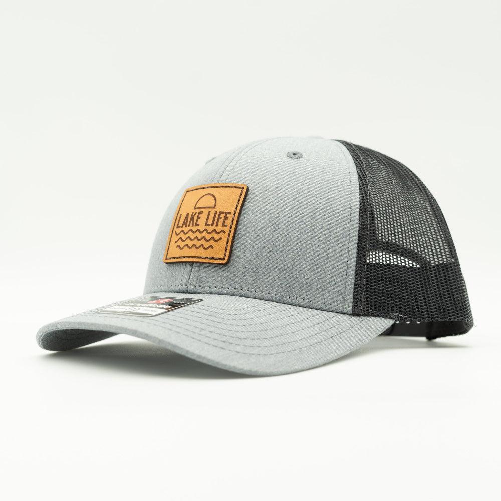 LAKE LIFE Leather Patch Hat Trucker Hat – Richardson 115