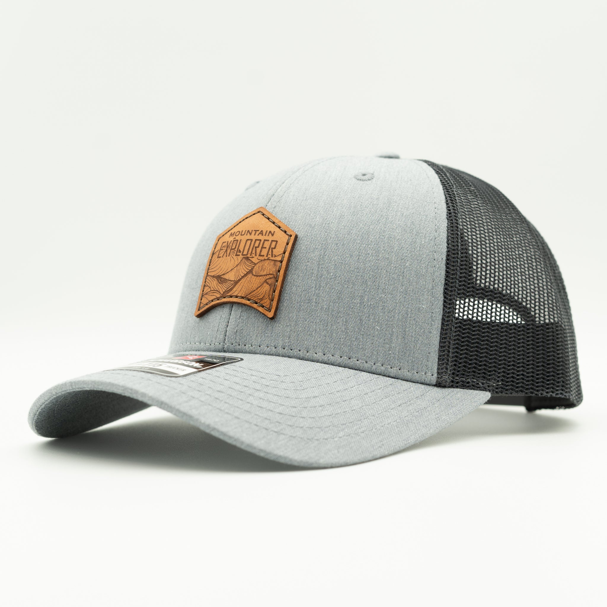 MOUNTAIN EXPLORER Leather Patch Hat – Richardson 115 Low Profile