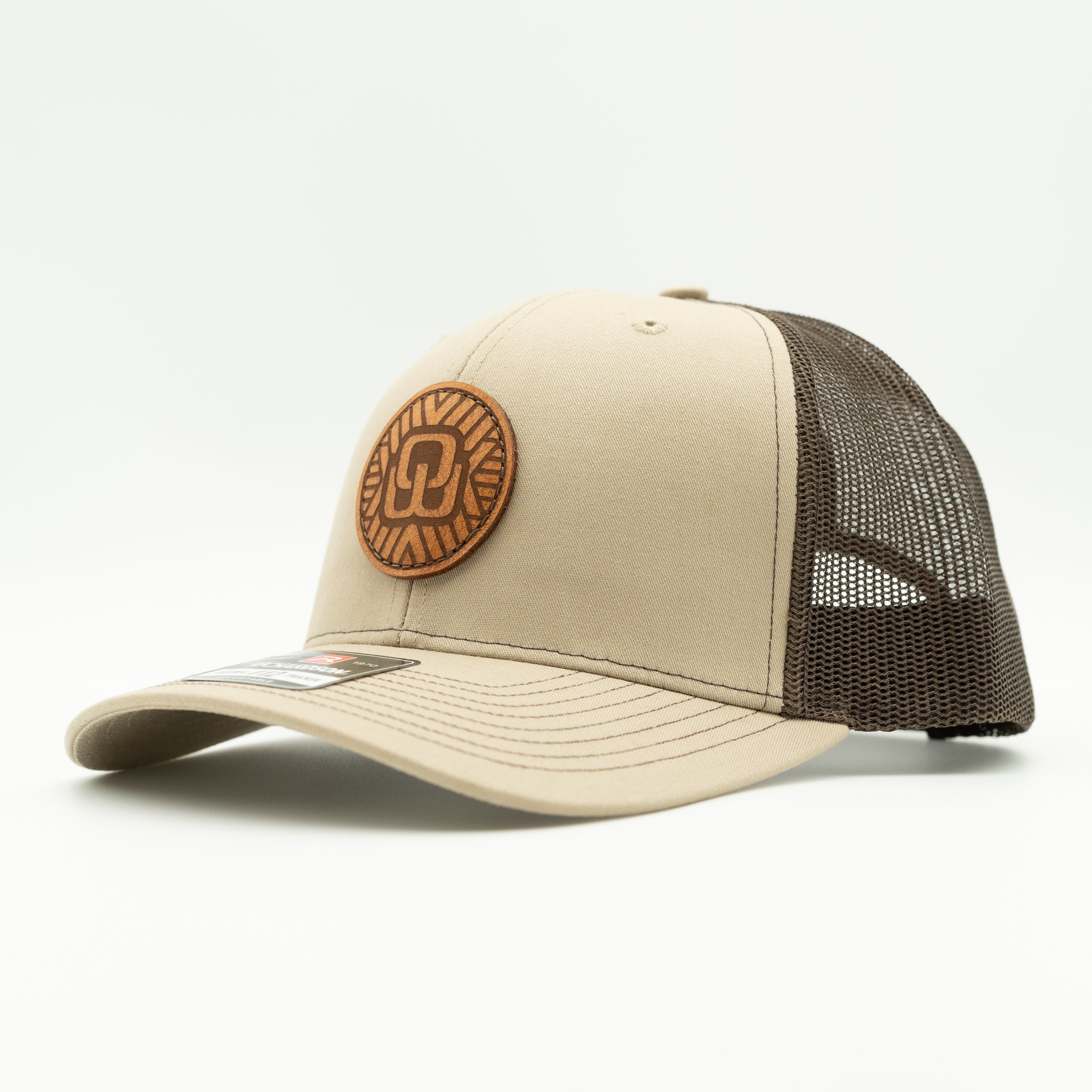 MOSAIC WINGS Leather Patch Hat – Richardson 112 Trucker