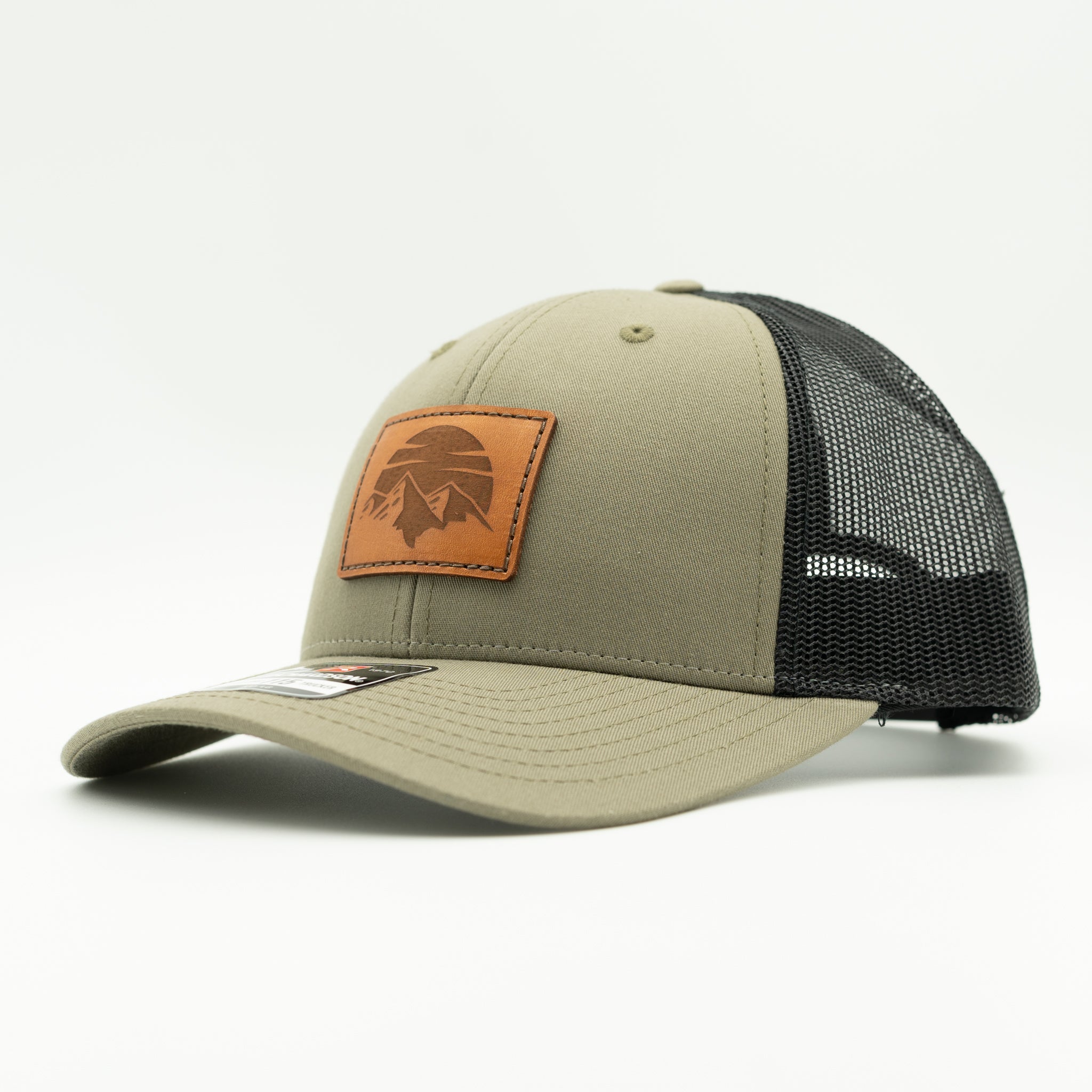 SUNSET MOUNTAIN Hat – Leather Patch Low Profile – Richardson 115