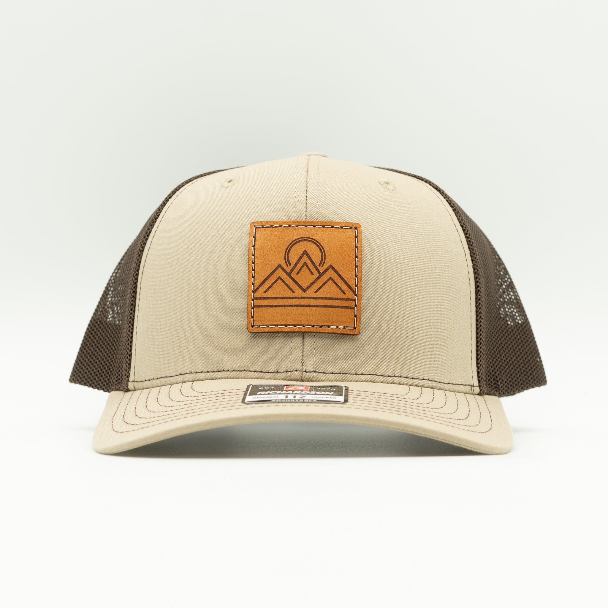 LUNAR RIDGE Leather Patch Trucker Hat – Richardson 112