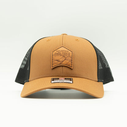 MOUNTAIN EXPLORER Leather Patch Hat – Richardson 115 Low Profile