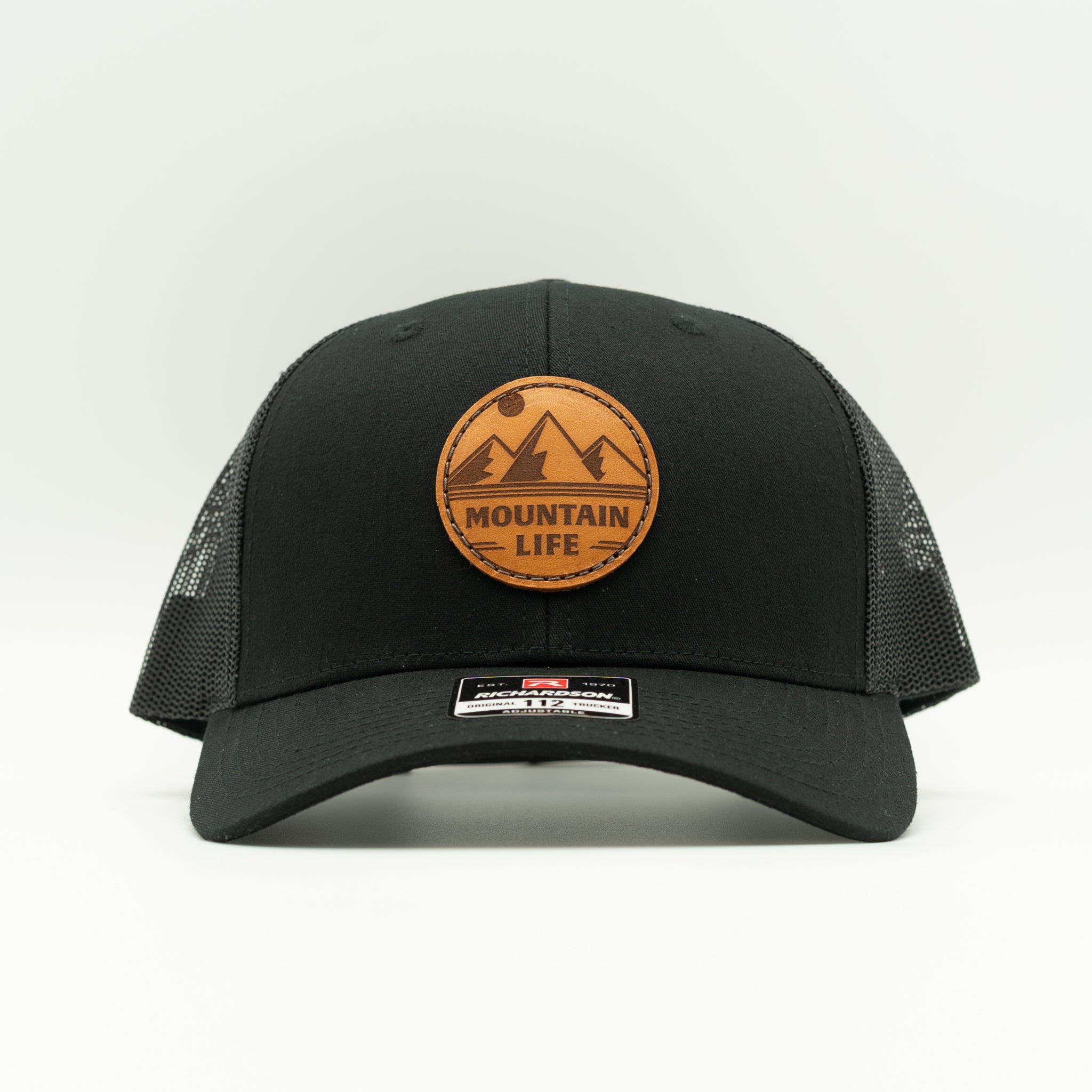MOUNTAIN LIFE 2.0 Leather Patch Trucker Hat – Richardson 112