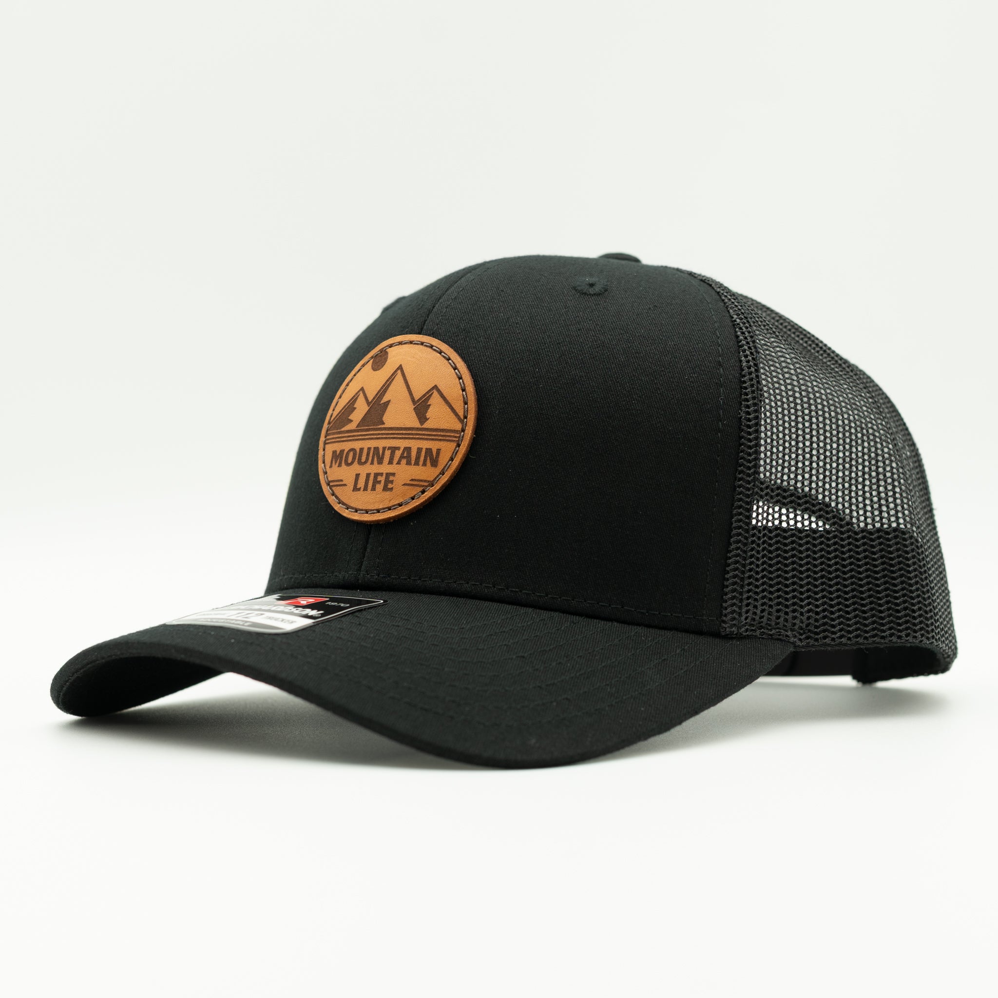 MOUNTAIN LIFE 2.0 Leather Patch Trucker Hat – Richardson 112