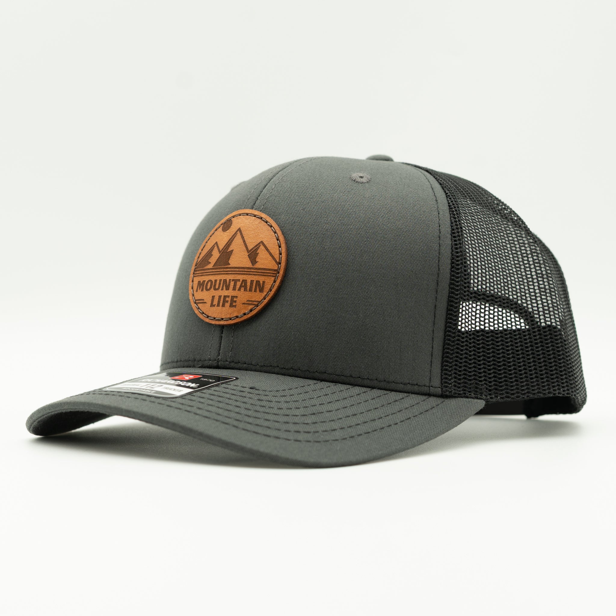 MOUNTAIN LIFE 2.0 Leather Patch Trucker Hat – Richardson 112
