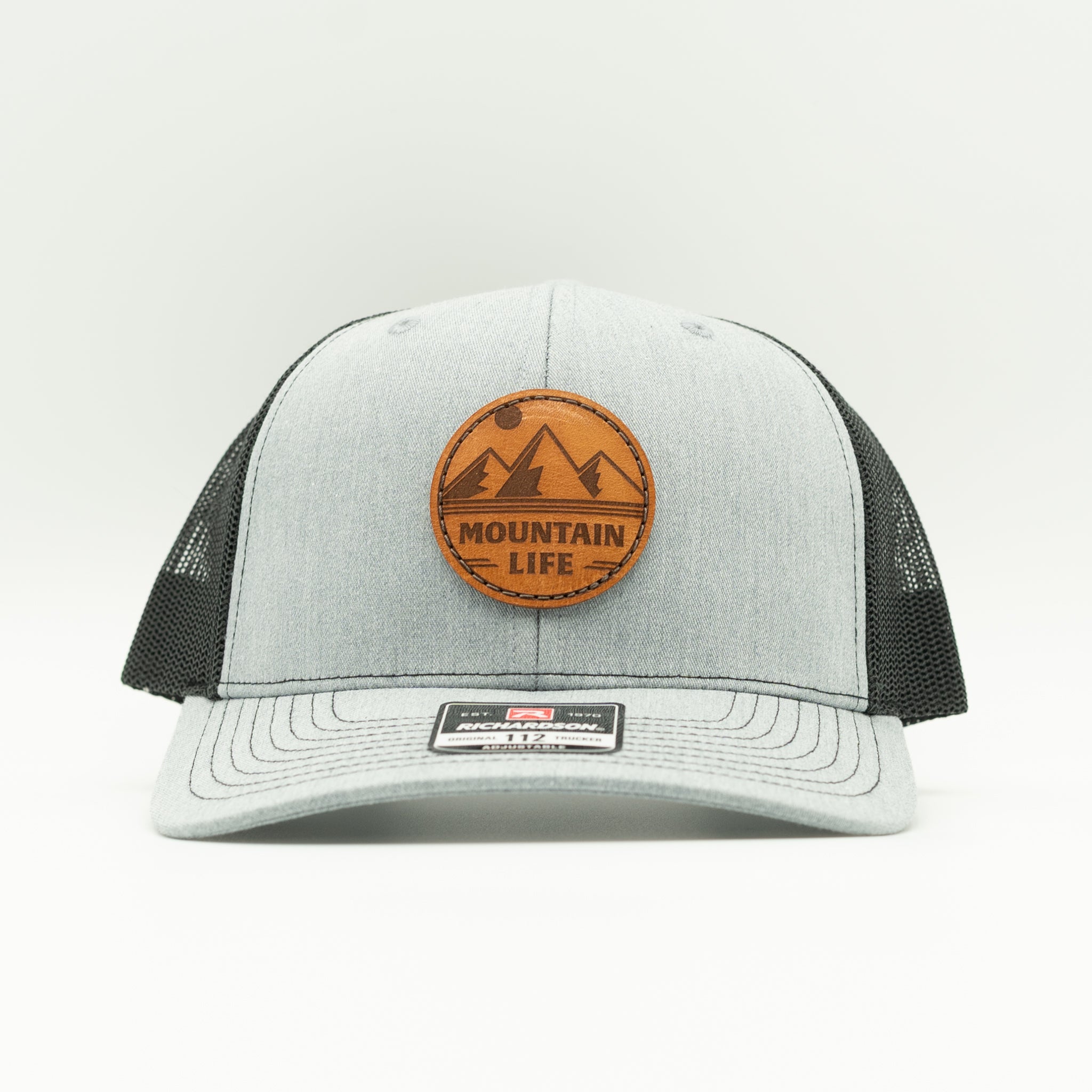 MOUNTAIN LIFE 2.0 Leather Patch Trucker Hat – Richardson 112