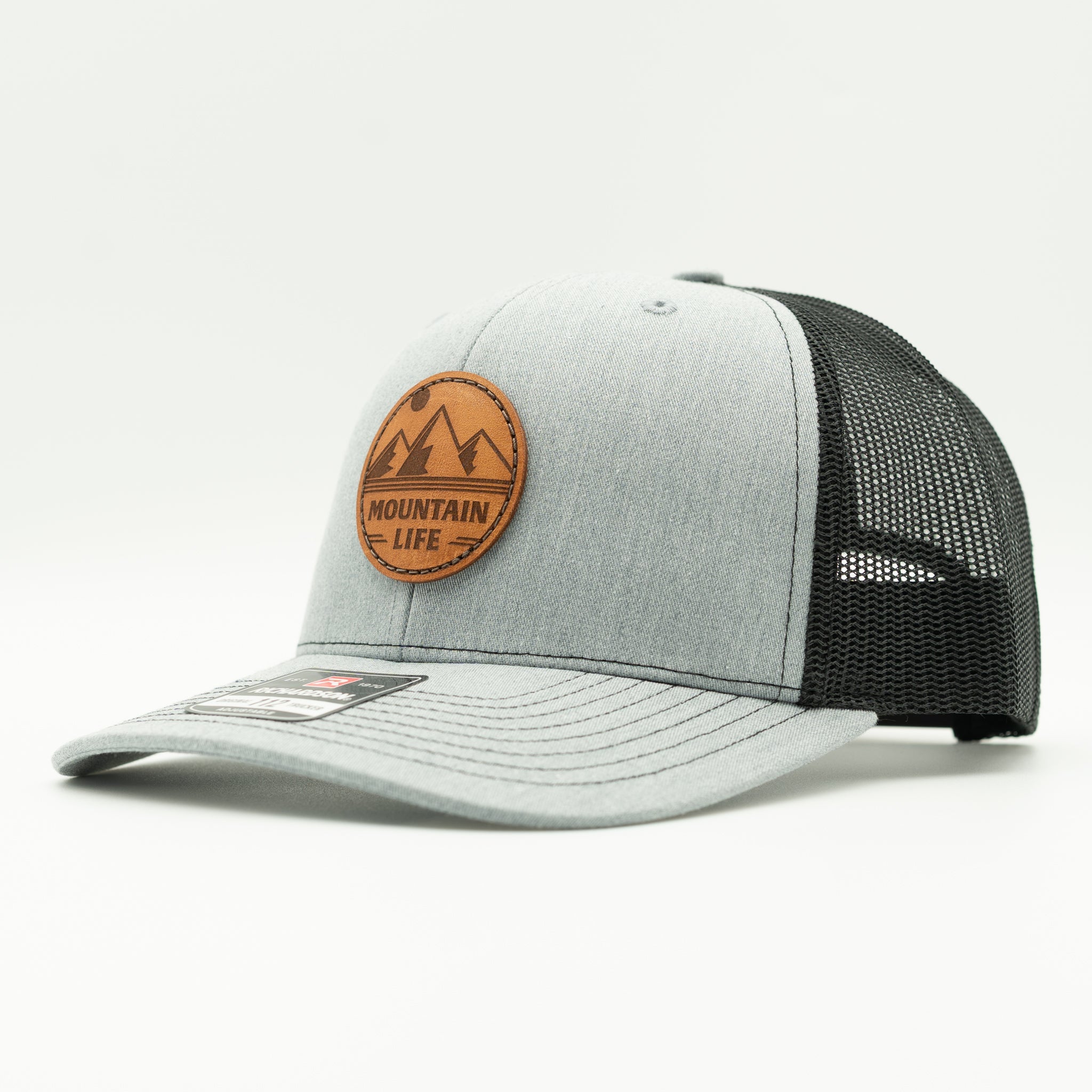 MOUNTAIN LIFE 2.0 Leather Patch Trucker Hat – Richardson 112