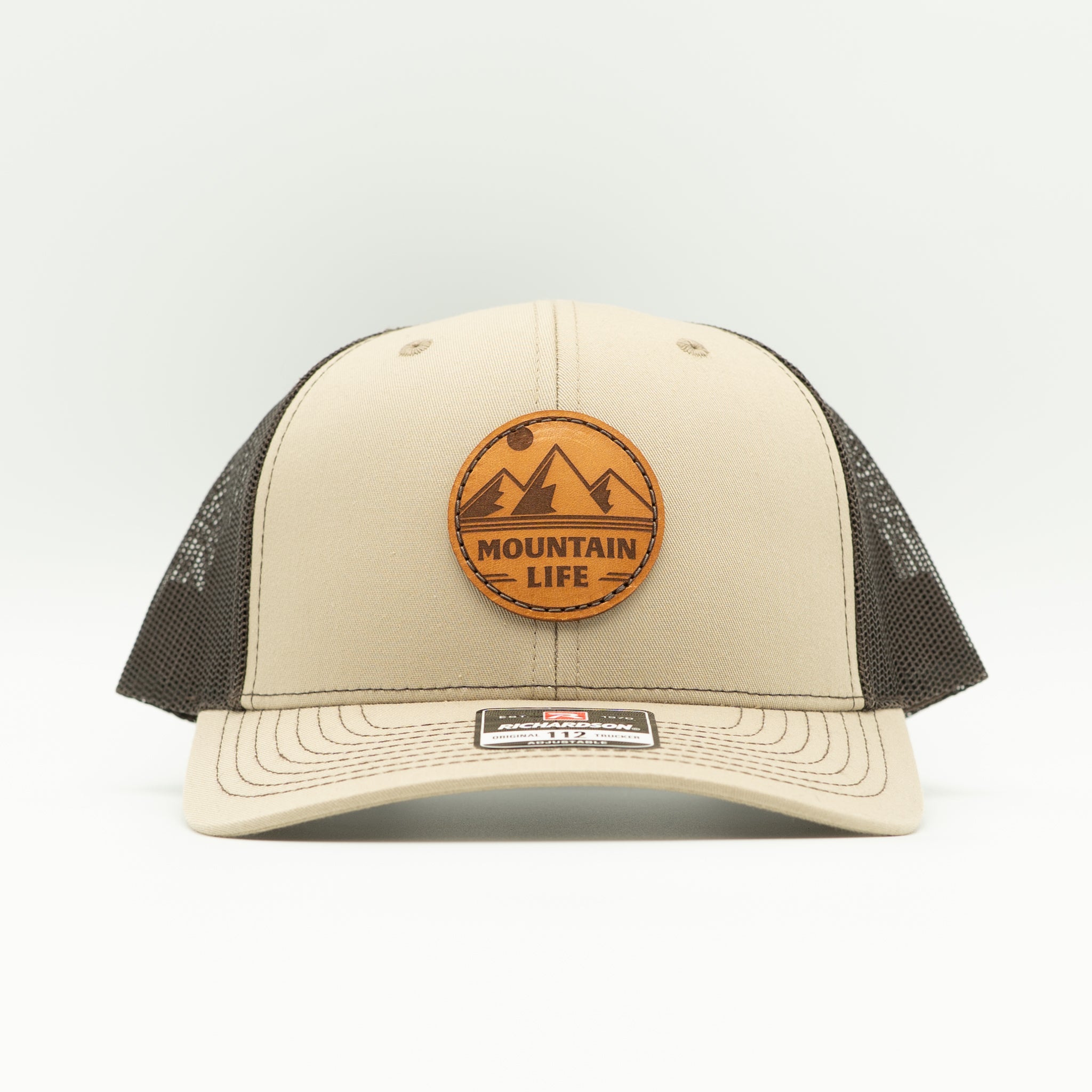 MOUNTAIN LIFE 2.0 Leather Patch Trucker Hat – Richardson 112