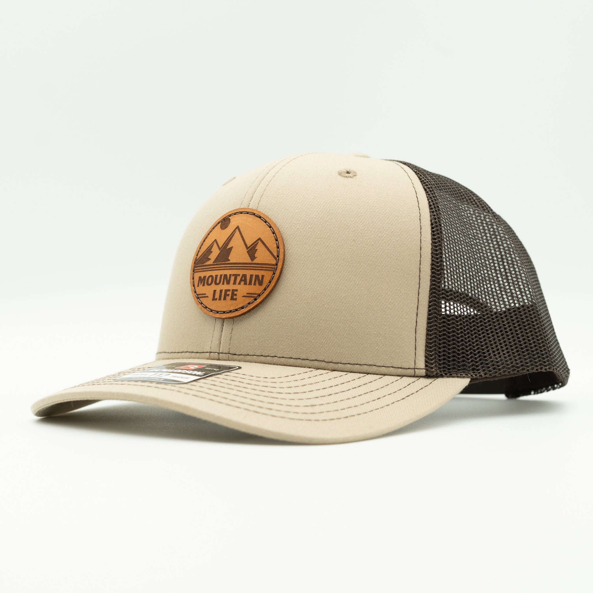 MOUNTAIN LIFE 2.0 Leather Patch Trucker Hat – Richardson 112