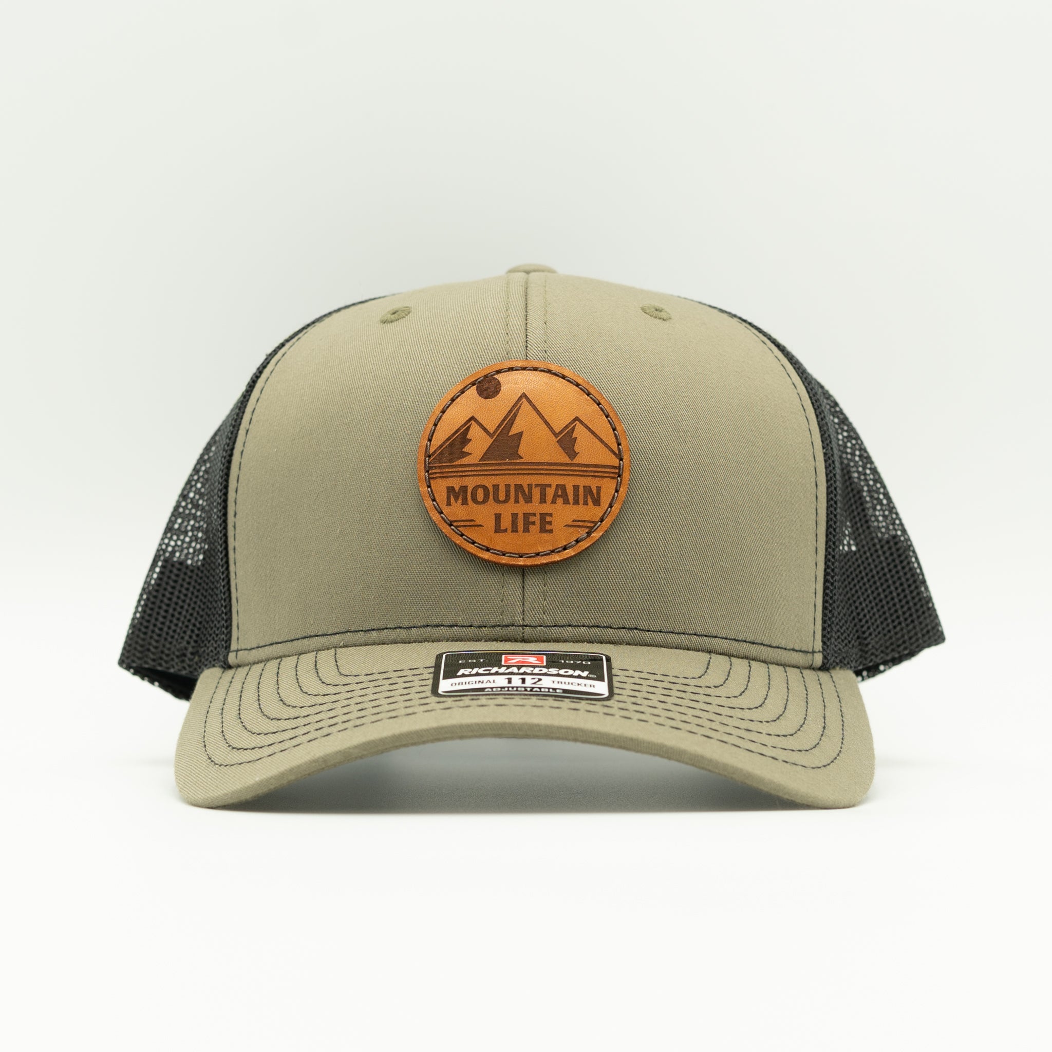 MOUNTAIN LIFE 2.0 Leather Patch Trucker Hat – Richardson 112