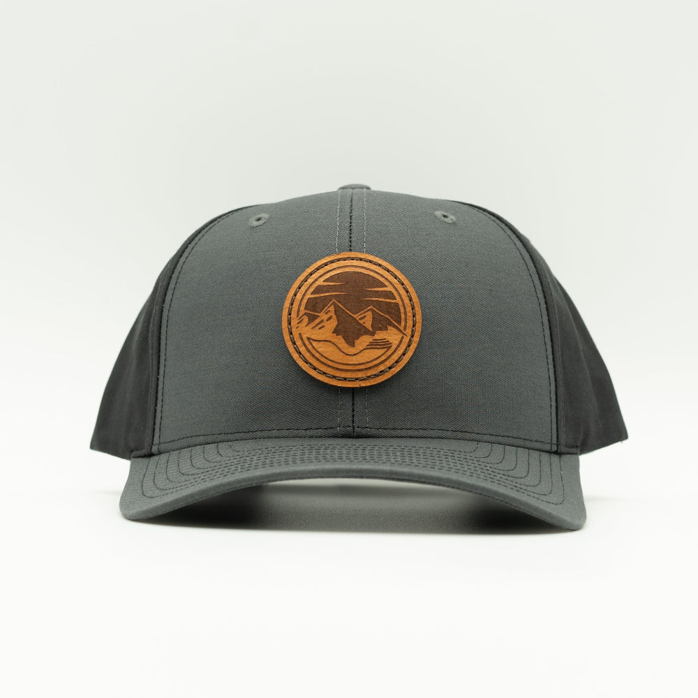 MOUNTAIN VIEW Leather Patch Hat – Richardson 312 Twill Back