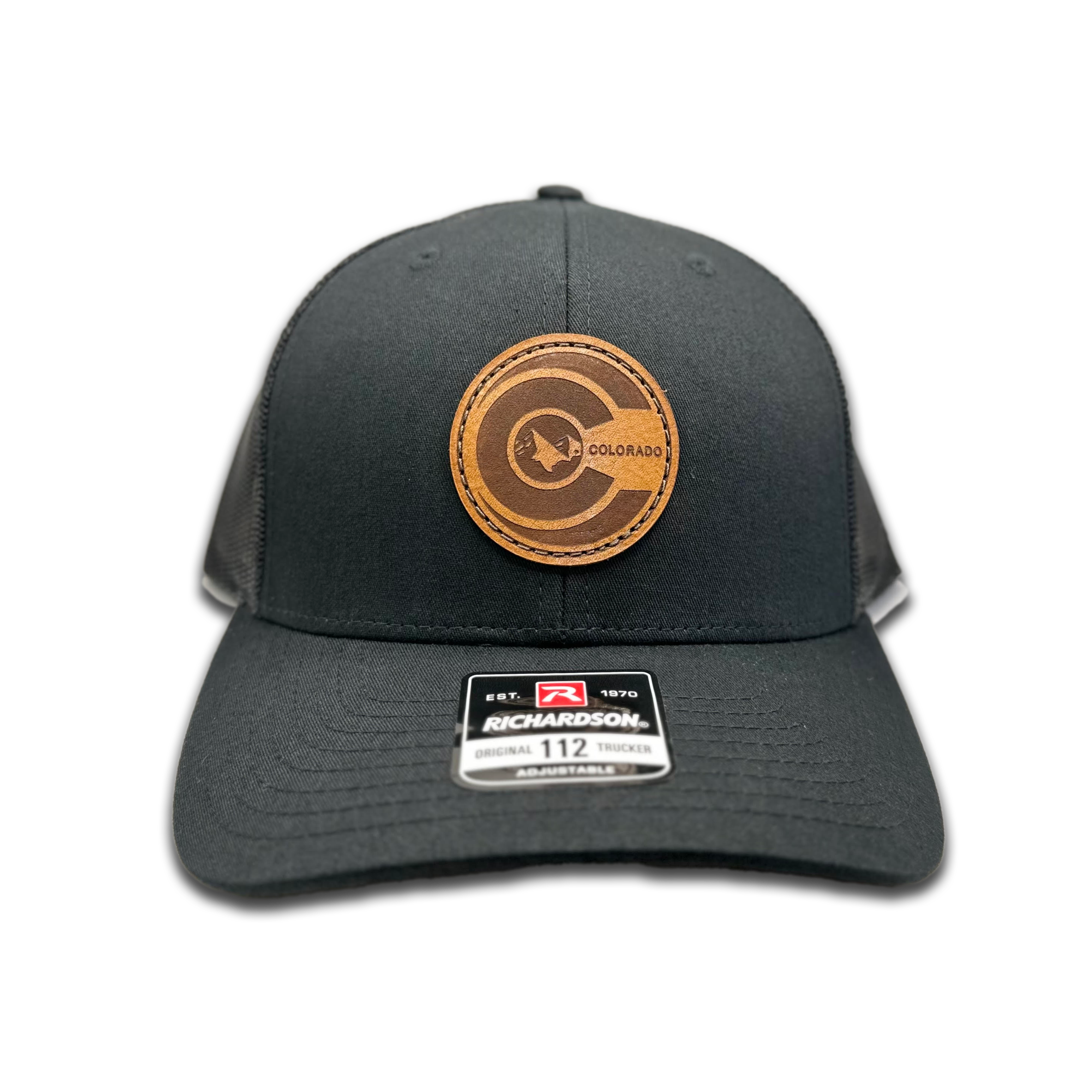 COLORADO FLAG Leather Patch Hat – Richardson 112