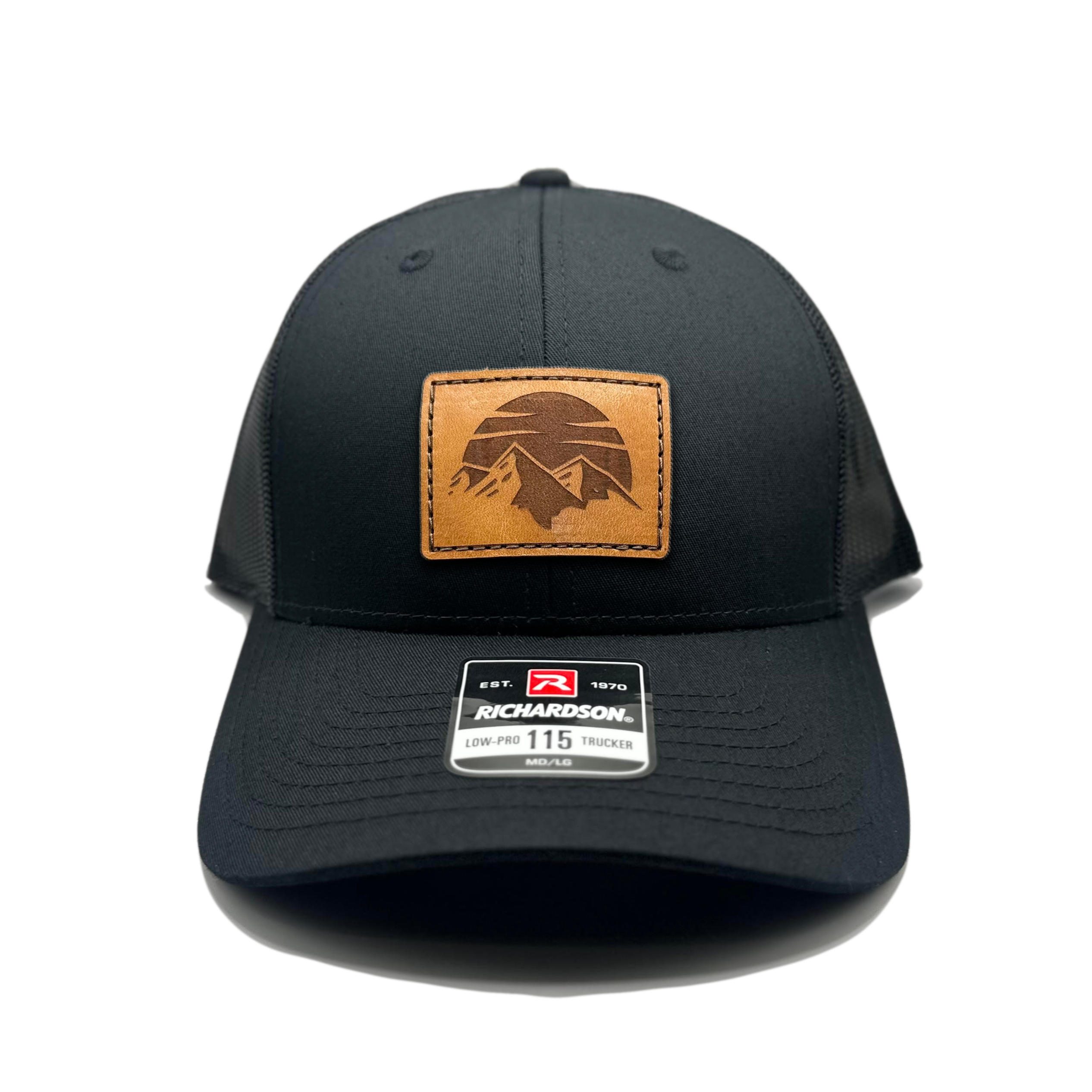 SUNSET MOUNTAIN Hat – Leather Patch Low Profile – Richardson 115