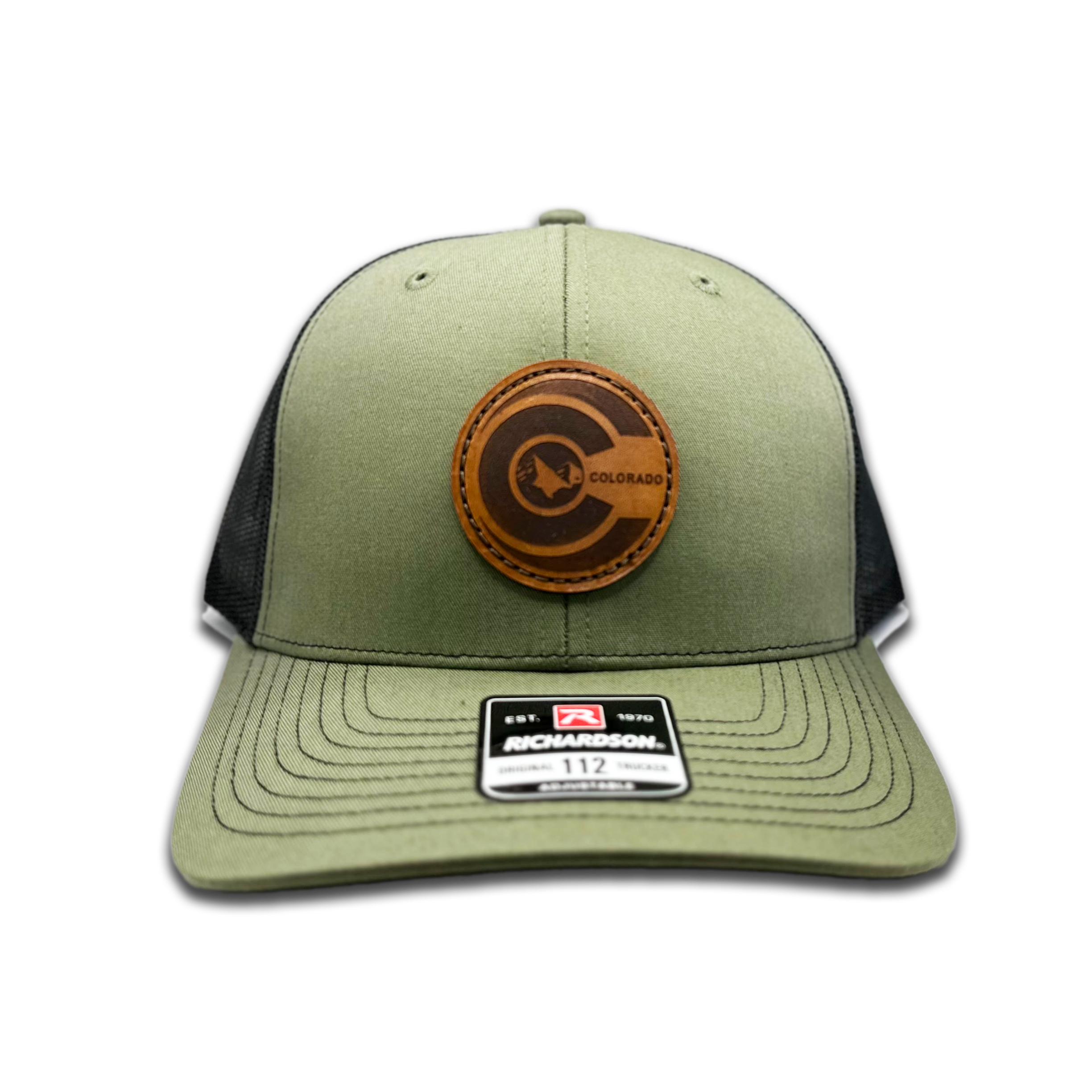 COLORADO FLAG Leather Patch Hat – Richardson 112