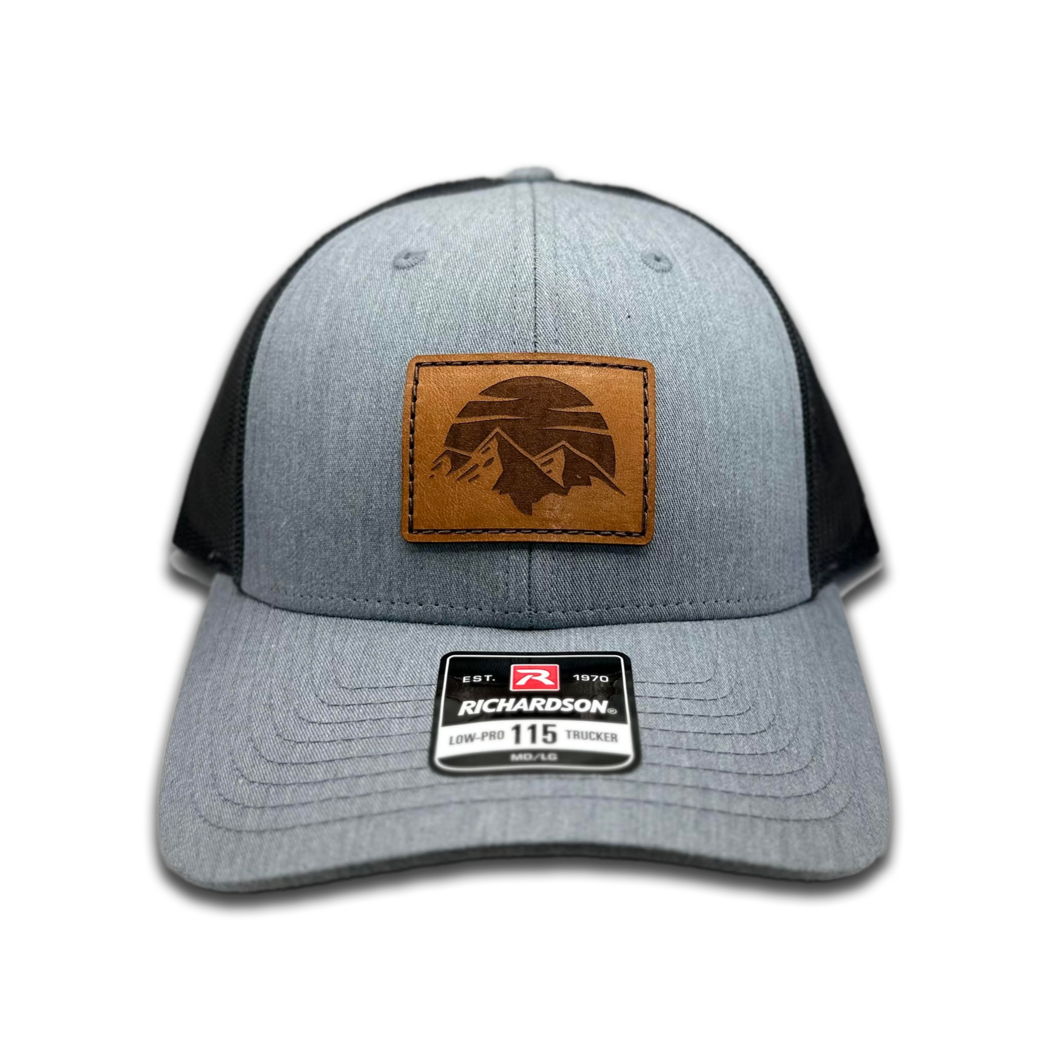 SUNSET MOUNTAIN Hat – Leather Patch Low Profile – Richardson 115