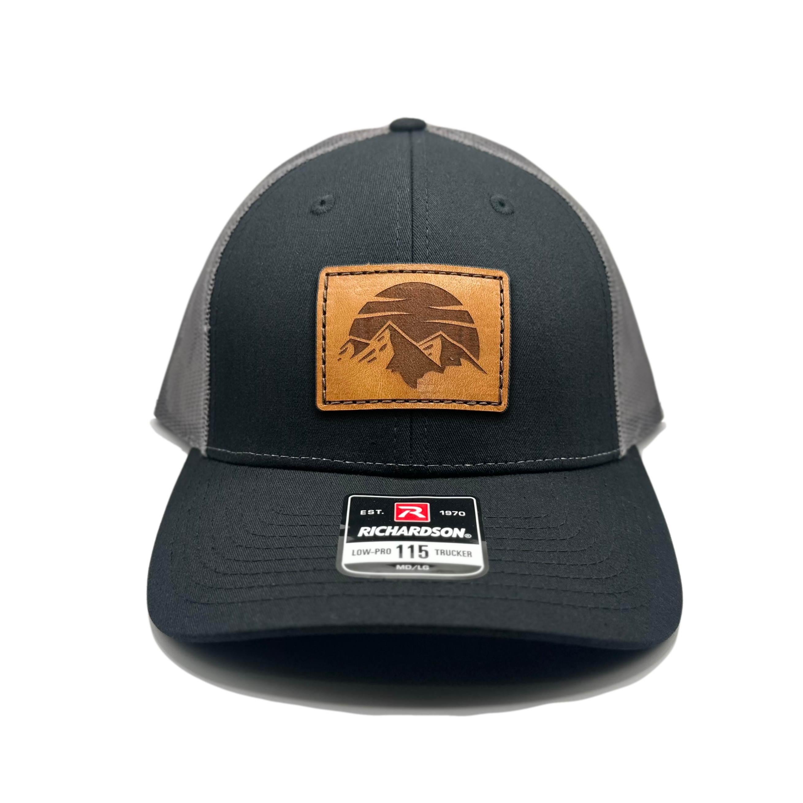 SUNSET MOUNTAIN Hat – Leather Patch Low Profile – Richardson 115