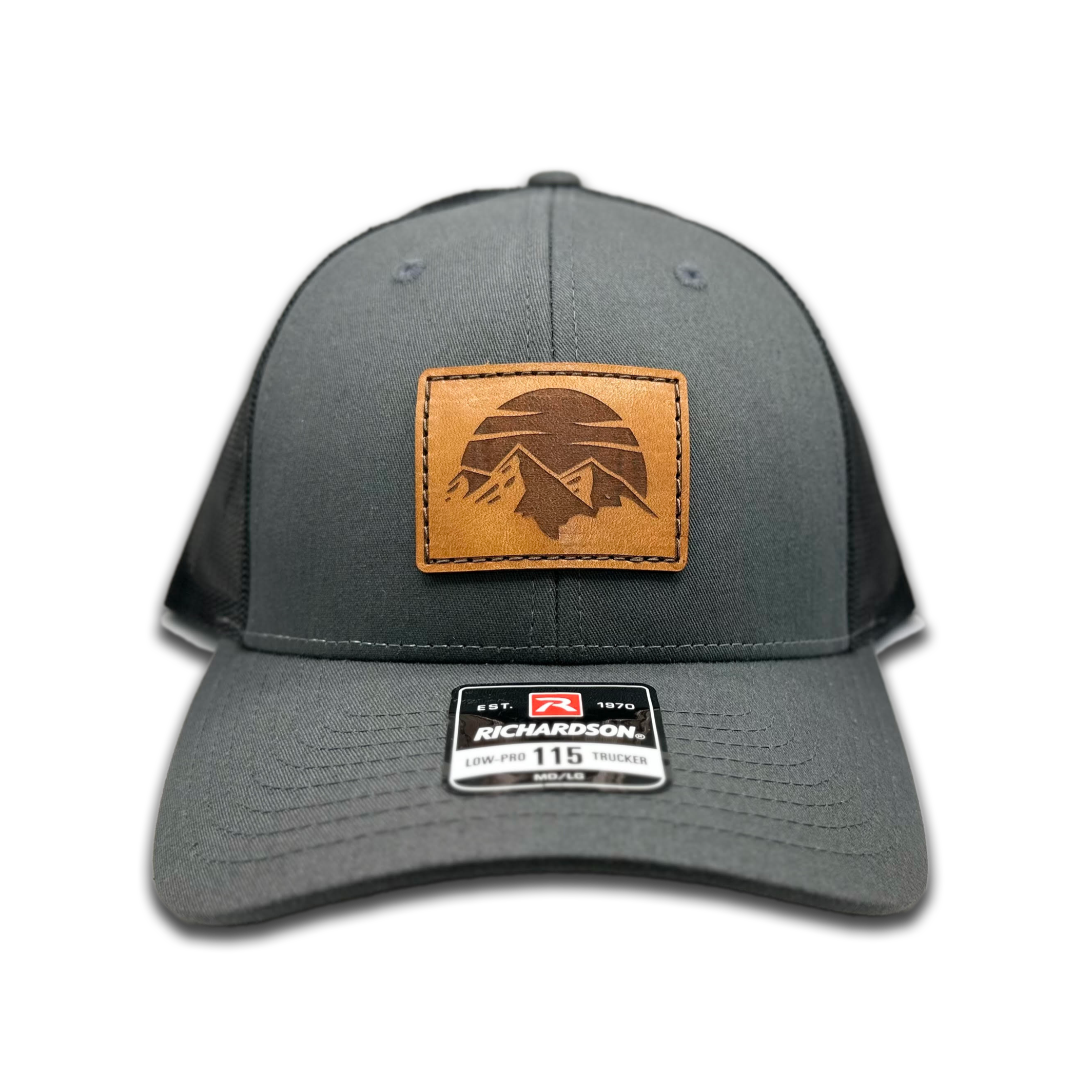 SUNSET MOUNTAIN Hat – Leather Patch Low Profile – Richardson 115