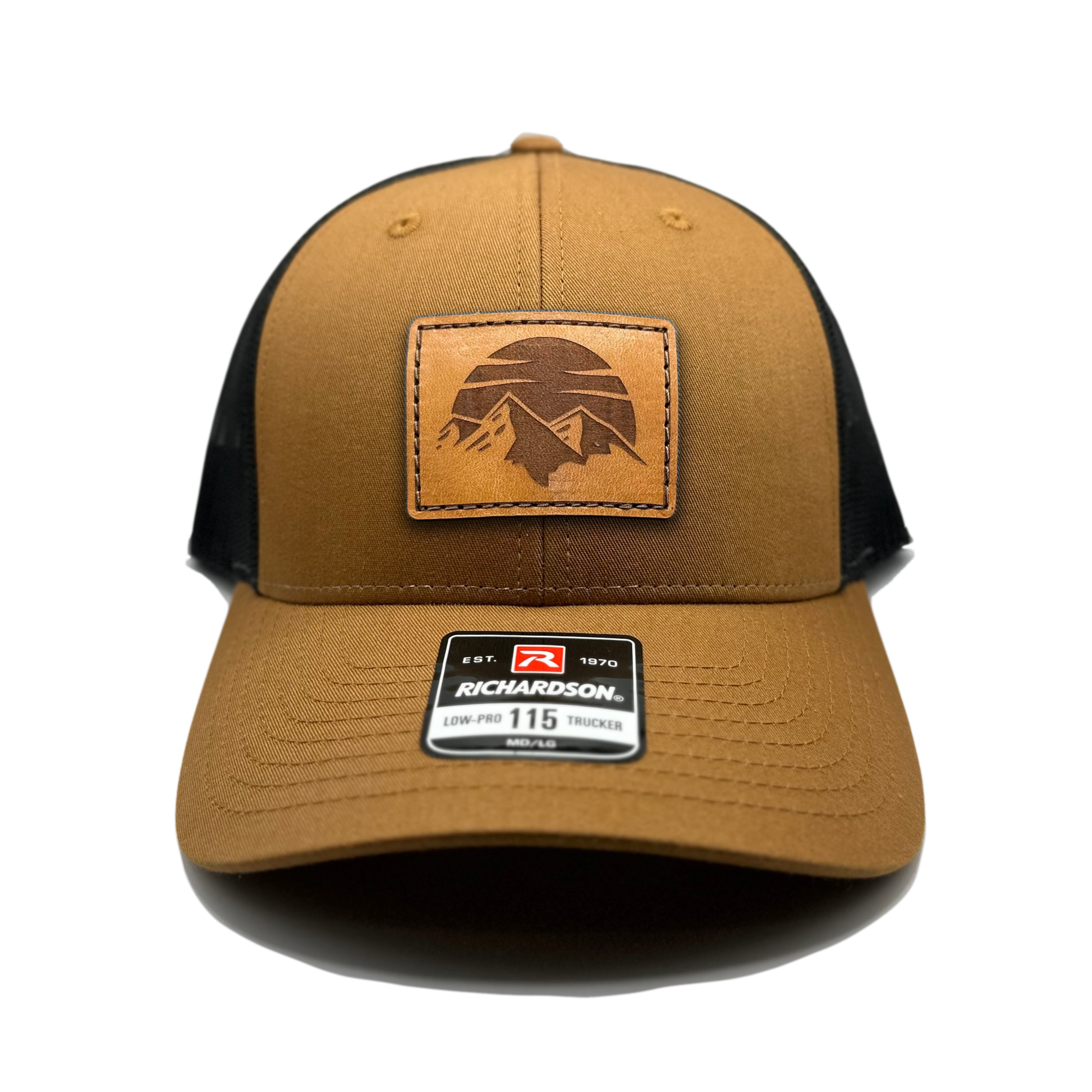 SUNSET MOUNTAIN Hat – Leather Patch Low Profile – Richardson 115