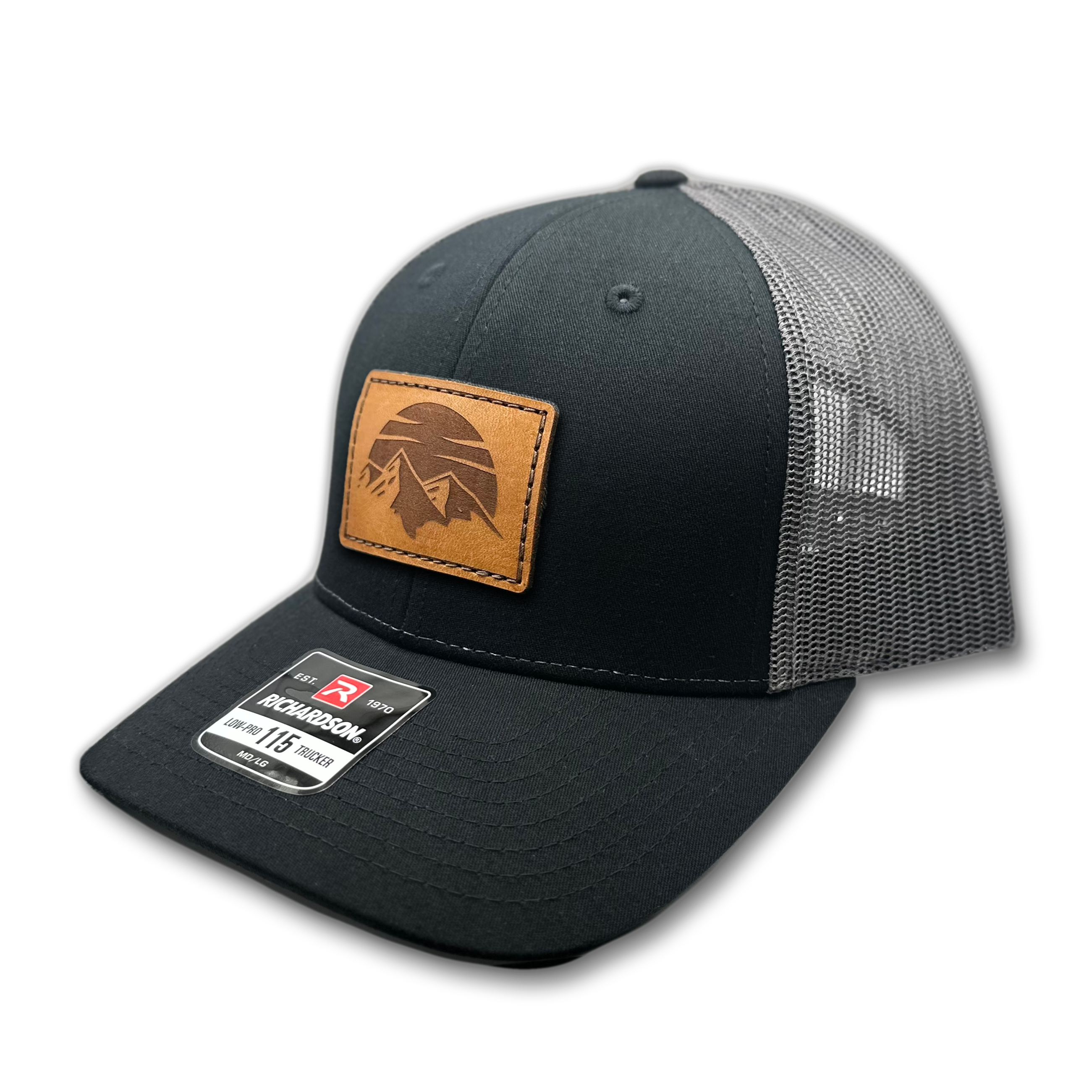 SUNSET MOUNTAIN Hat – Leather Patch Low Profile – Richardson 115