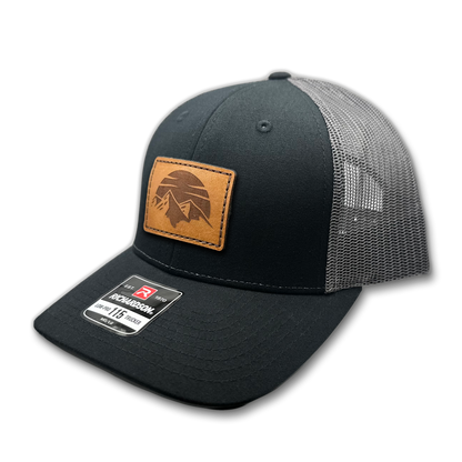 SUNSET MOUNTAIN Hat – Leather Patch Low Profile – Richardson 115