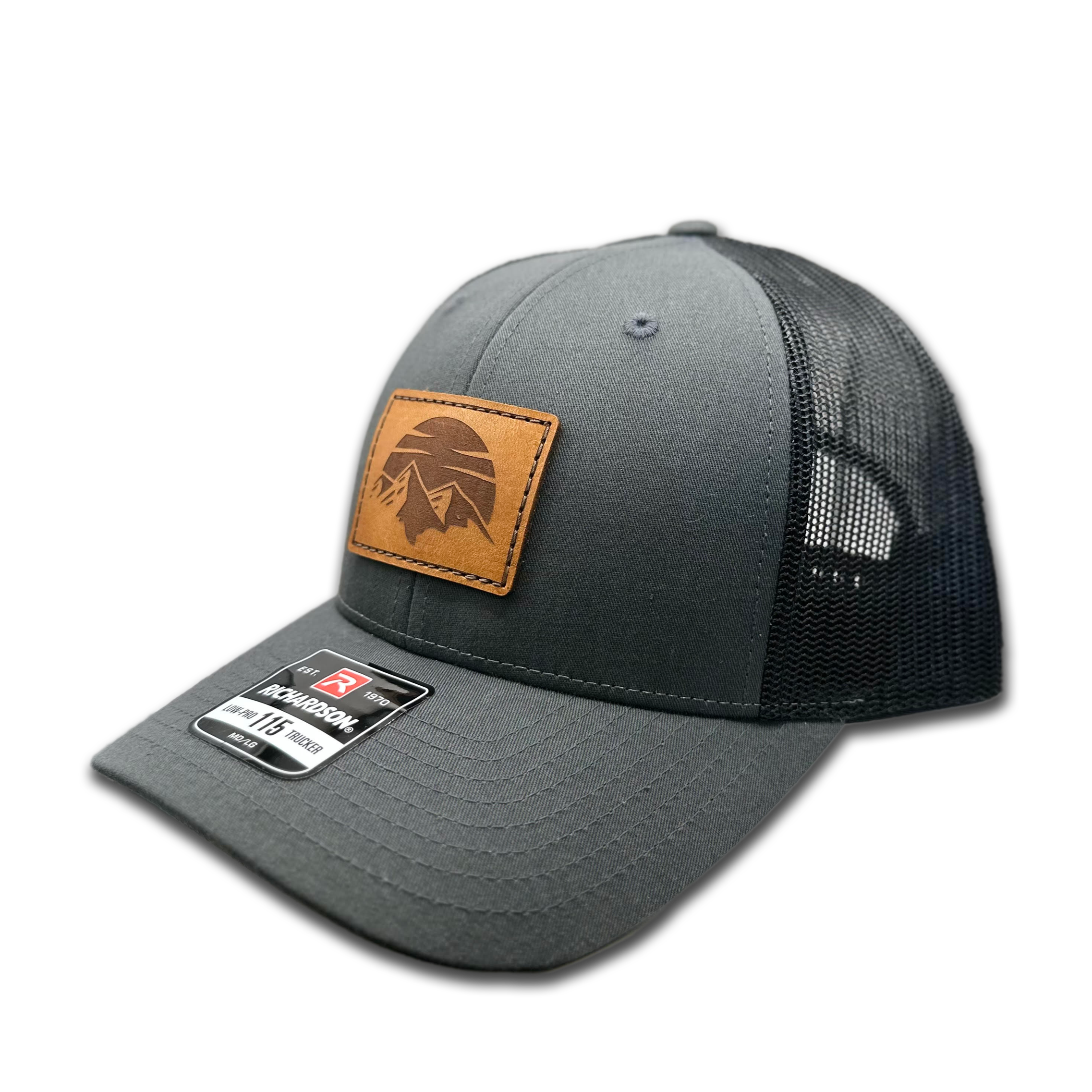 SUNSET MOUNTAIN Hat – Leather Patch Low Profile – Richardson 115