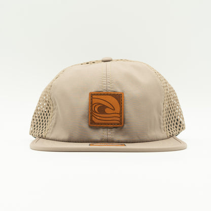 OCEAN SWELL Leather Patch Beach Hat – Richardson 935 Performance