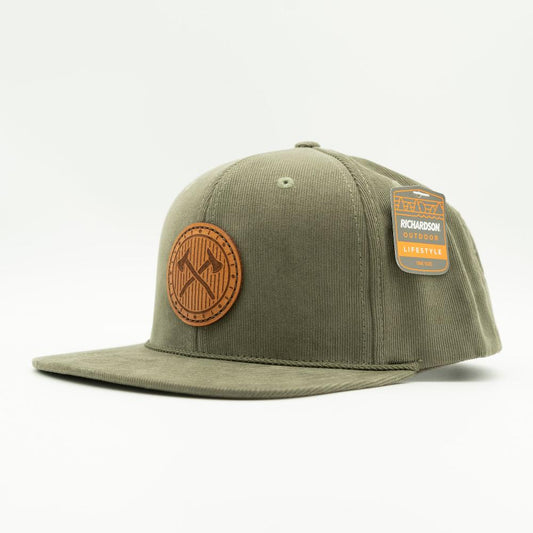 TRAILBLAZER Leather Patch Hat – Richardson 253 Corduroy Hat