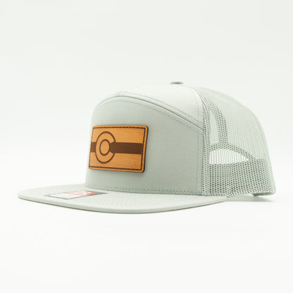 COLORFUL COLORADO Leather Patch Trucker Hat – Richardson 168 Seven-Panel