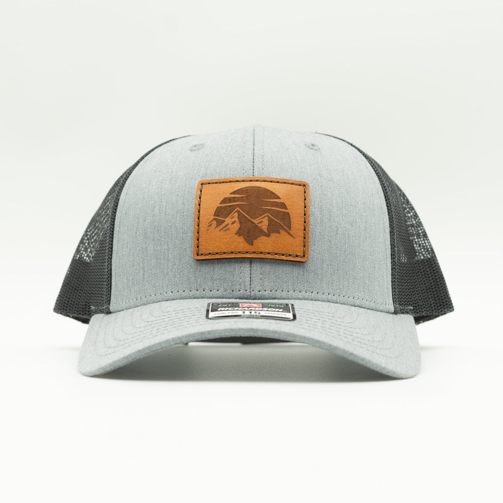 SUNSET MOUNTAIN Hat – Leather Patch Low Profile – Richardson 115