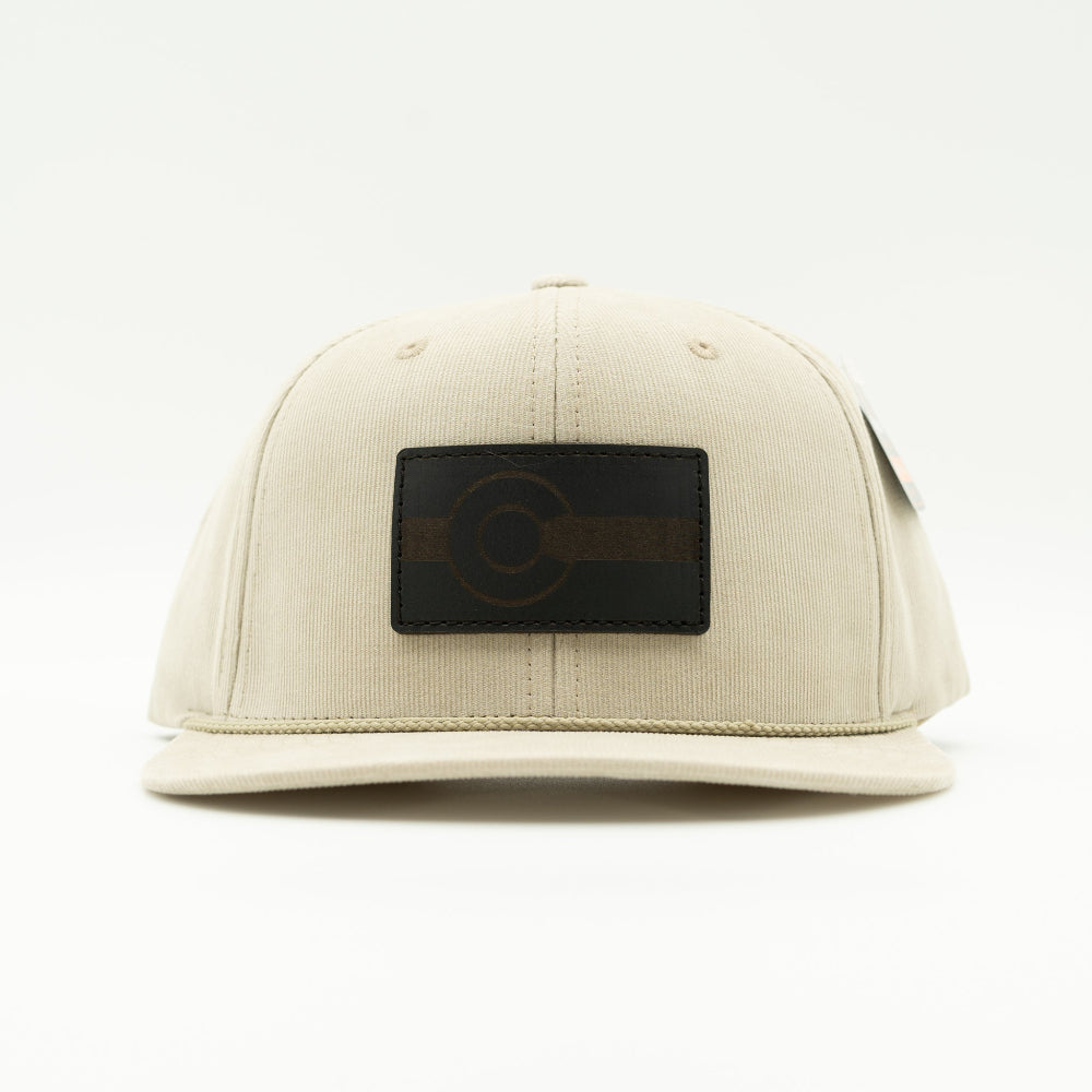 Colorful Colorado Leather Patch Hat – Richardson 253 Corduroy Flat Bill