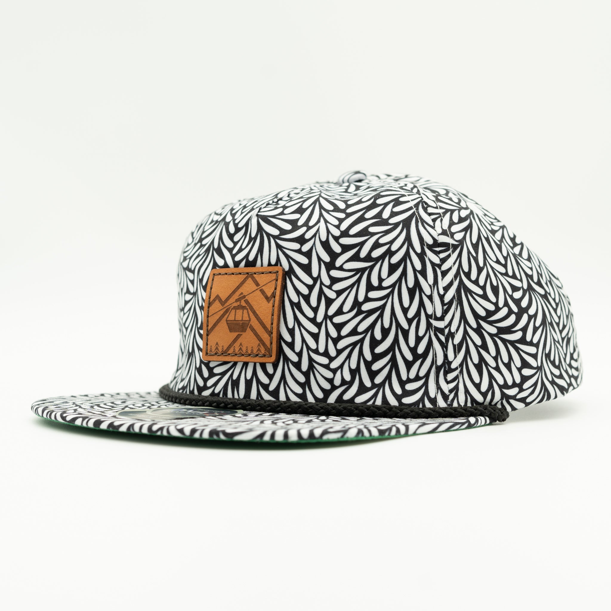 GONDOLA Leather Patch Hat – Imperial Rope Flat Bill Hat