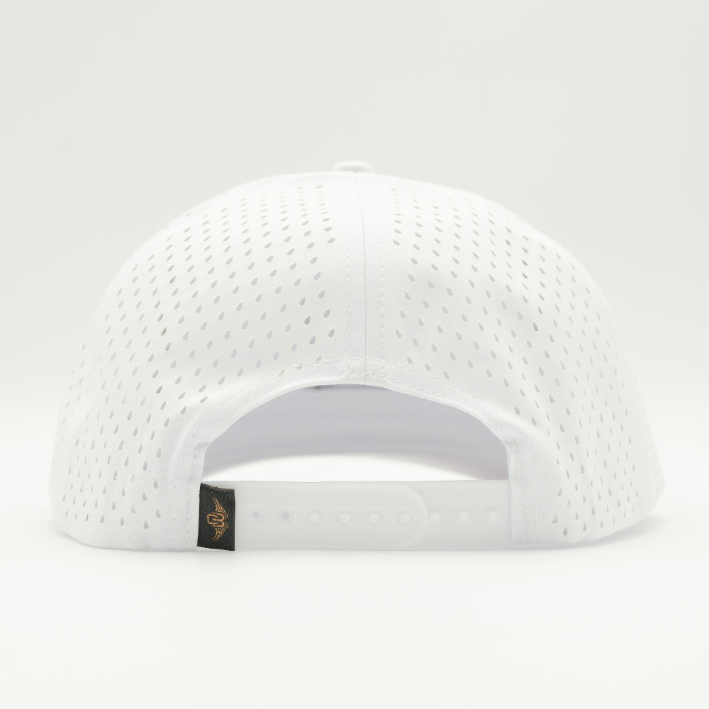 SEASIDE SERENITY- Leather Patch Rope Hat Snapback