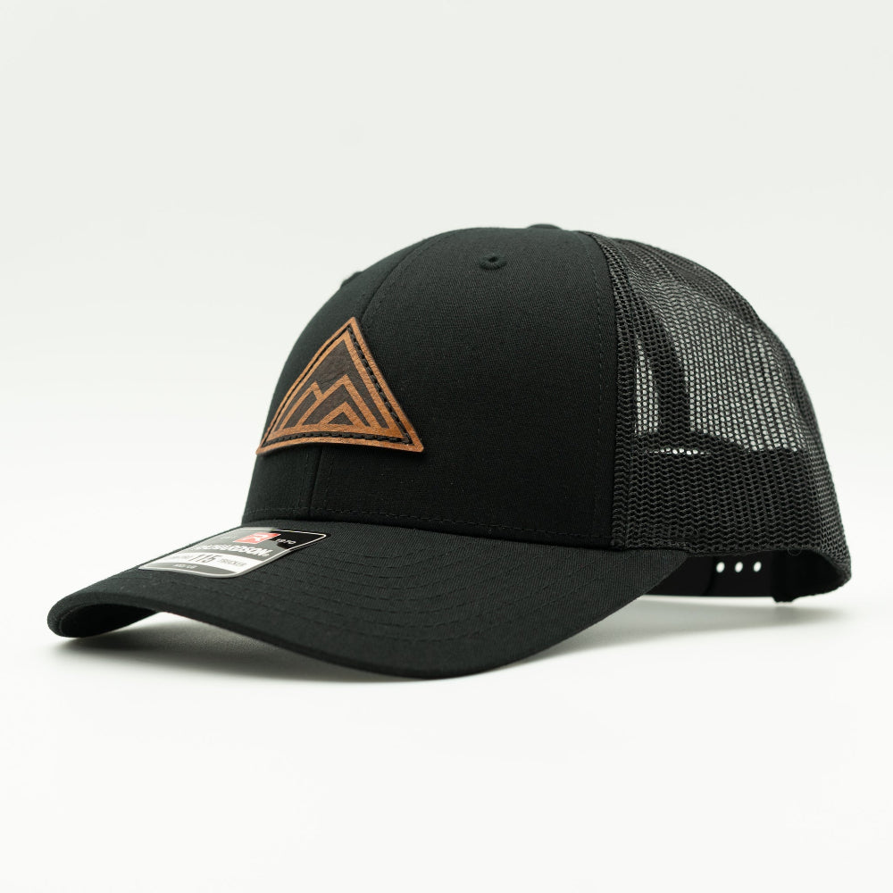 DARK MOUNTAIN Leather Patch Hat – Richardson 115 & 112